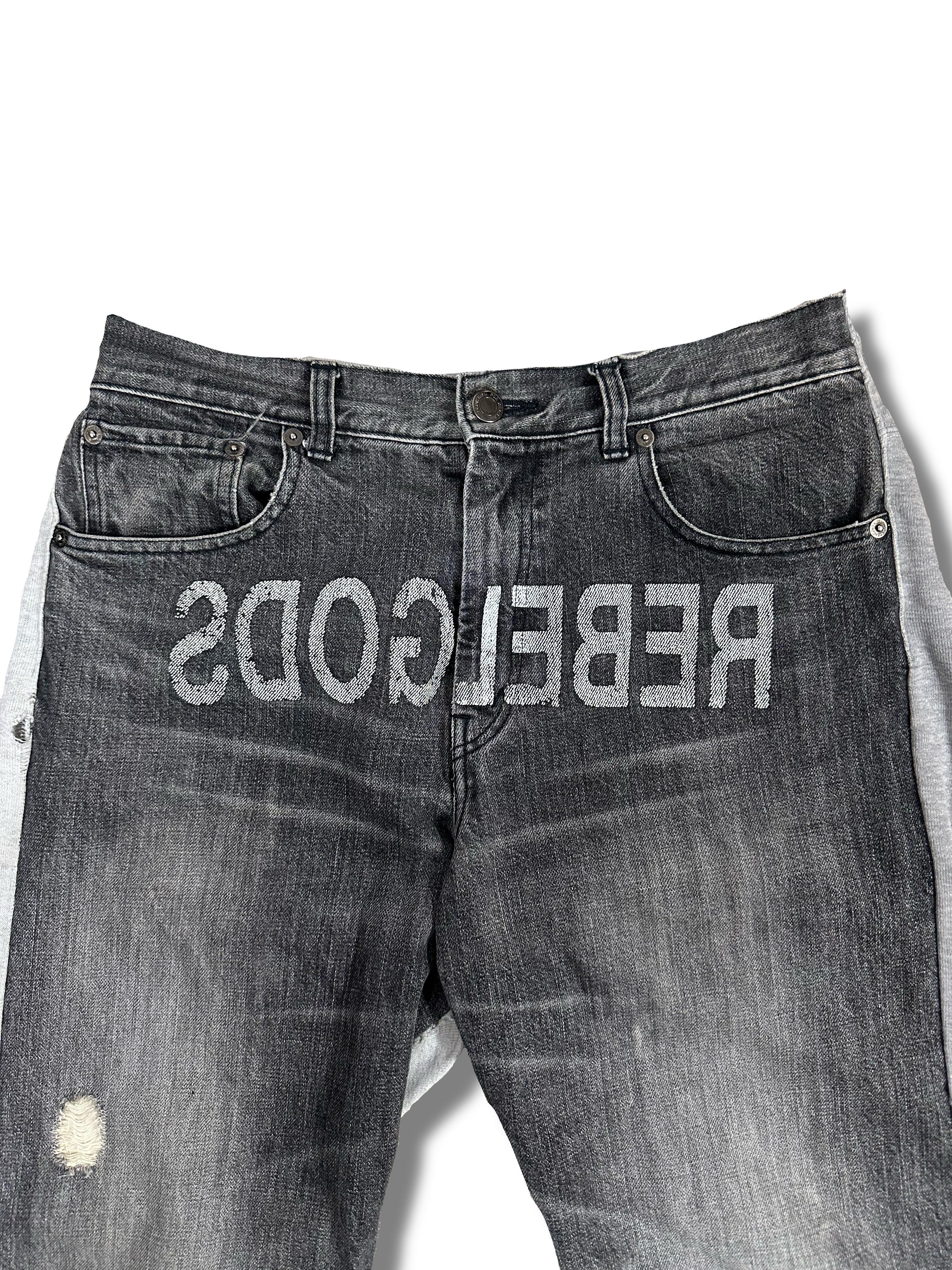 AW02 Undercover REBELGODS Hybrid Denim