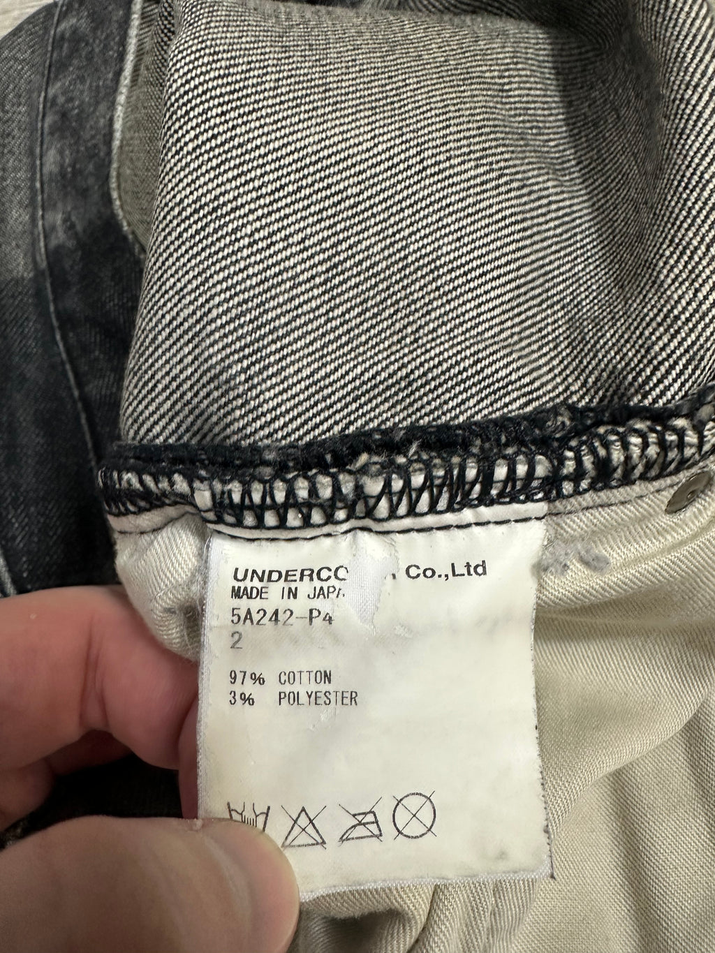 AW05 UNDERCOVER Skull Denim