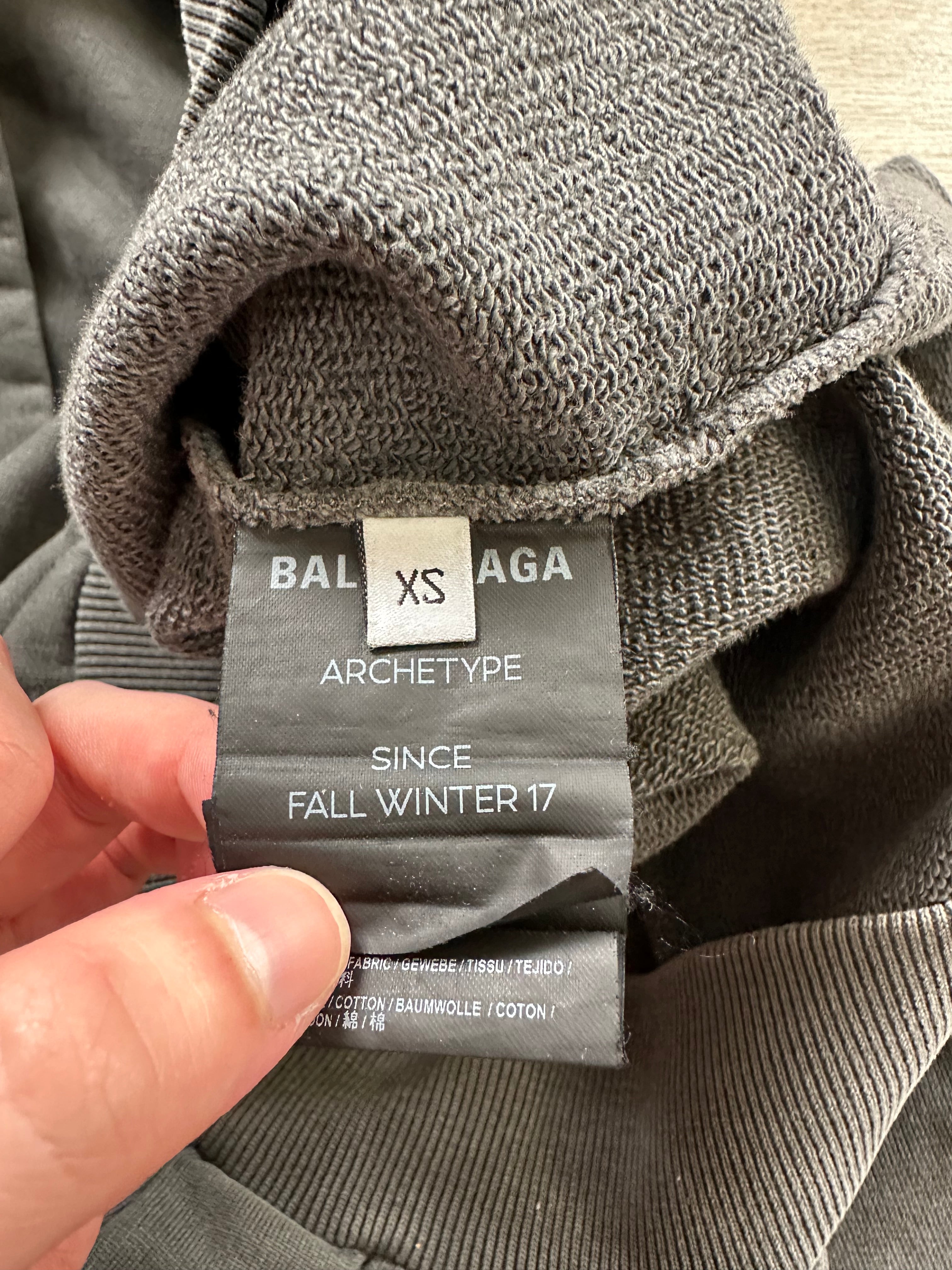 AW17 Balenciaga Paris Hoodie