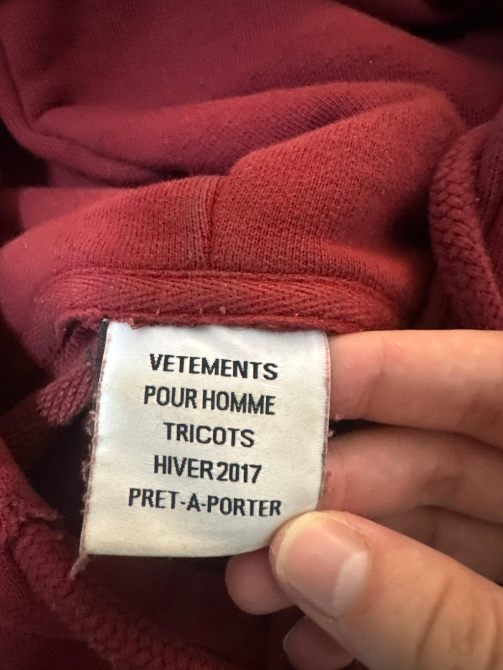 AW17 Vetements ‘May The Bridges I Burn Light The Way’ Hoodie