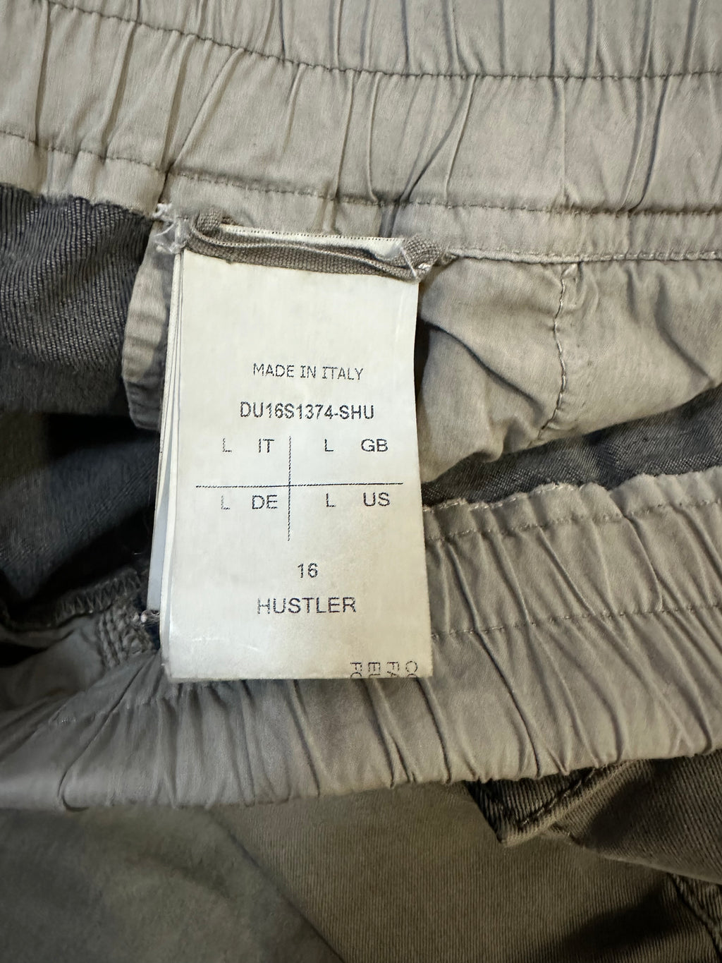 SS16 Rick Owens DRKSHDW Hustler Sweats