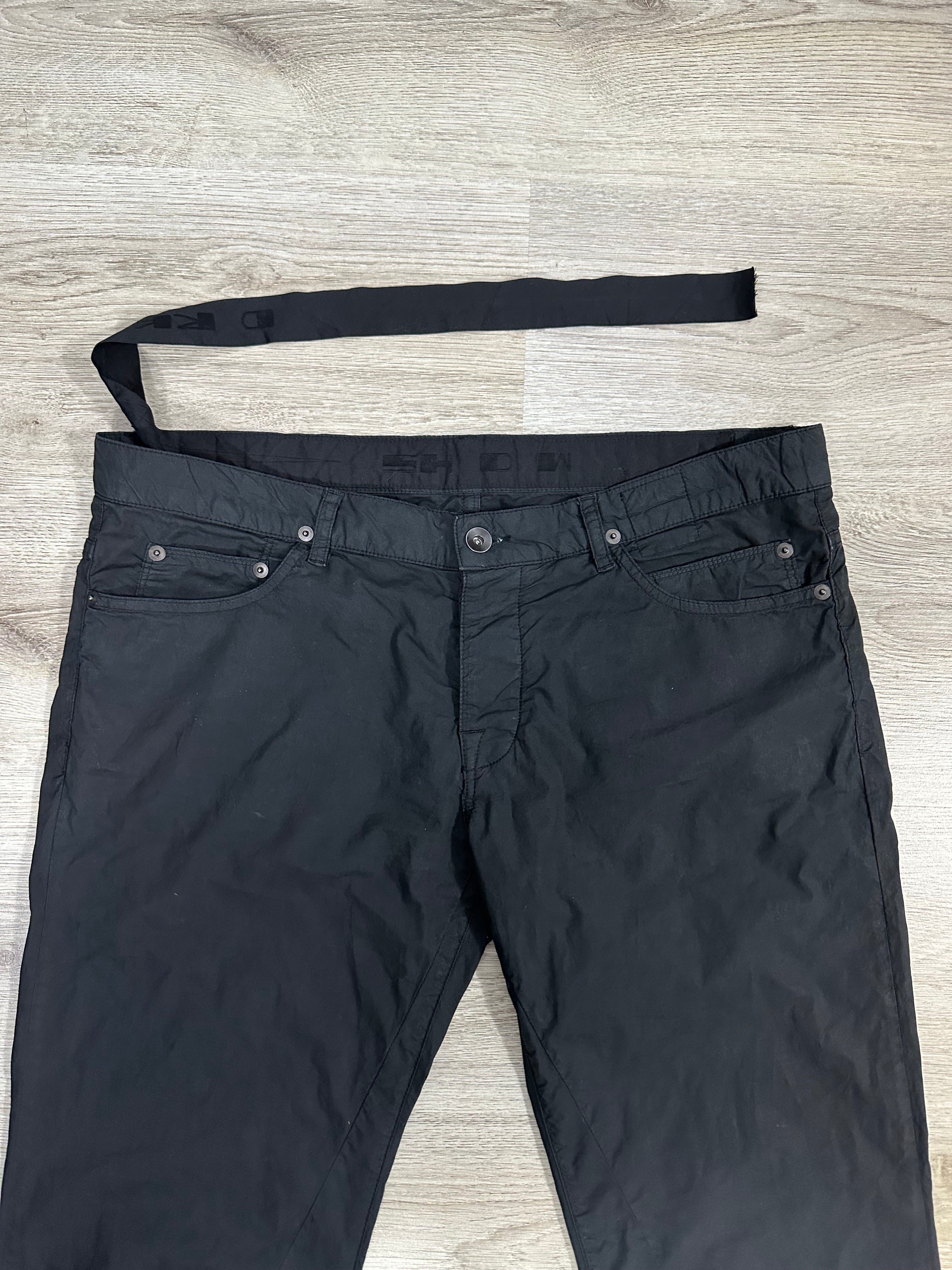 Rick Owens SS11 Anthem Bootcut Poplin Trousers