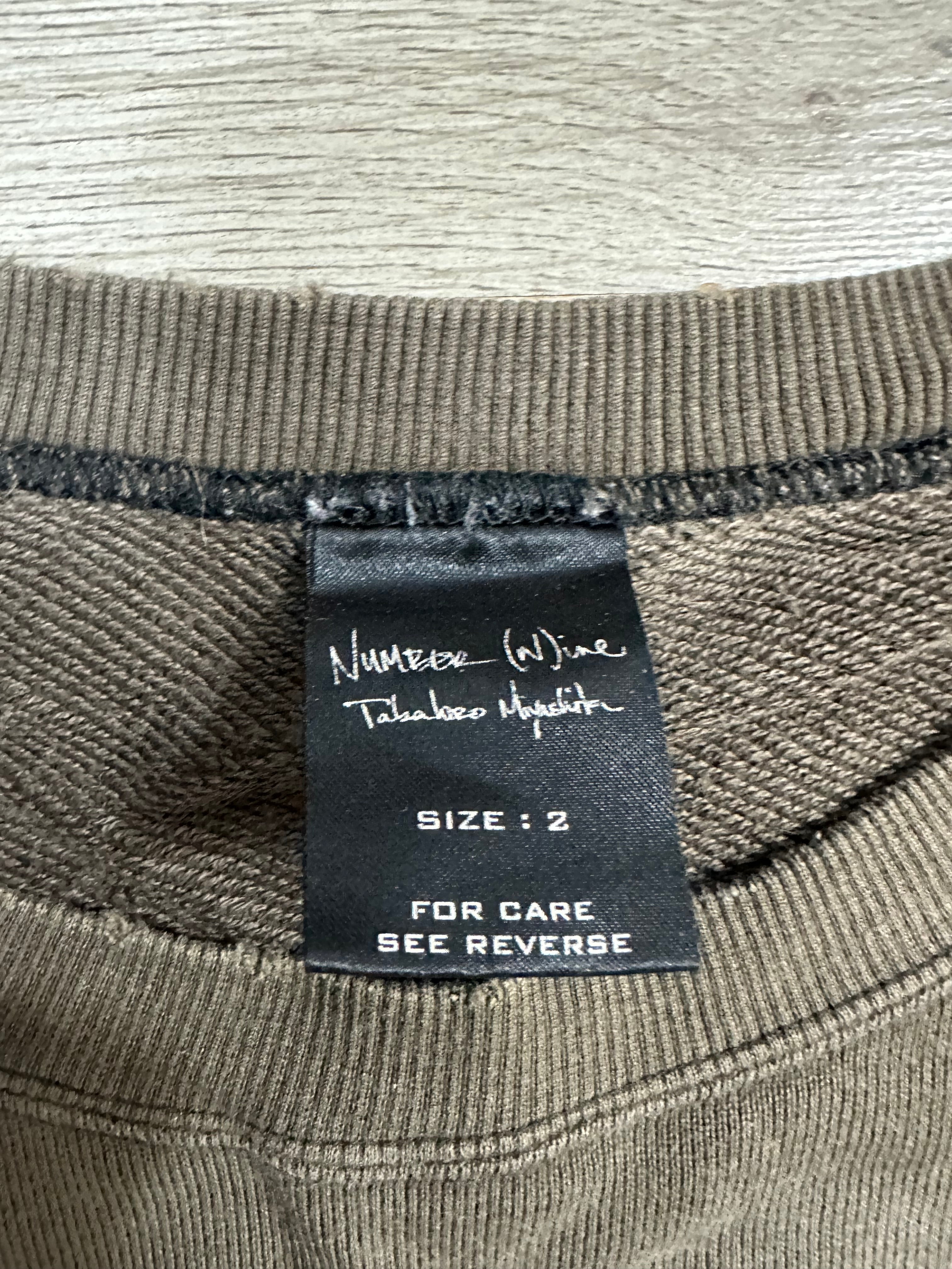 SS04 Number (N)ine Skull Crewneck