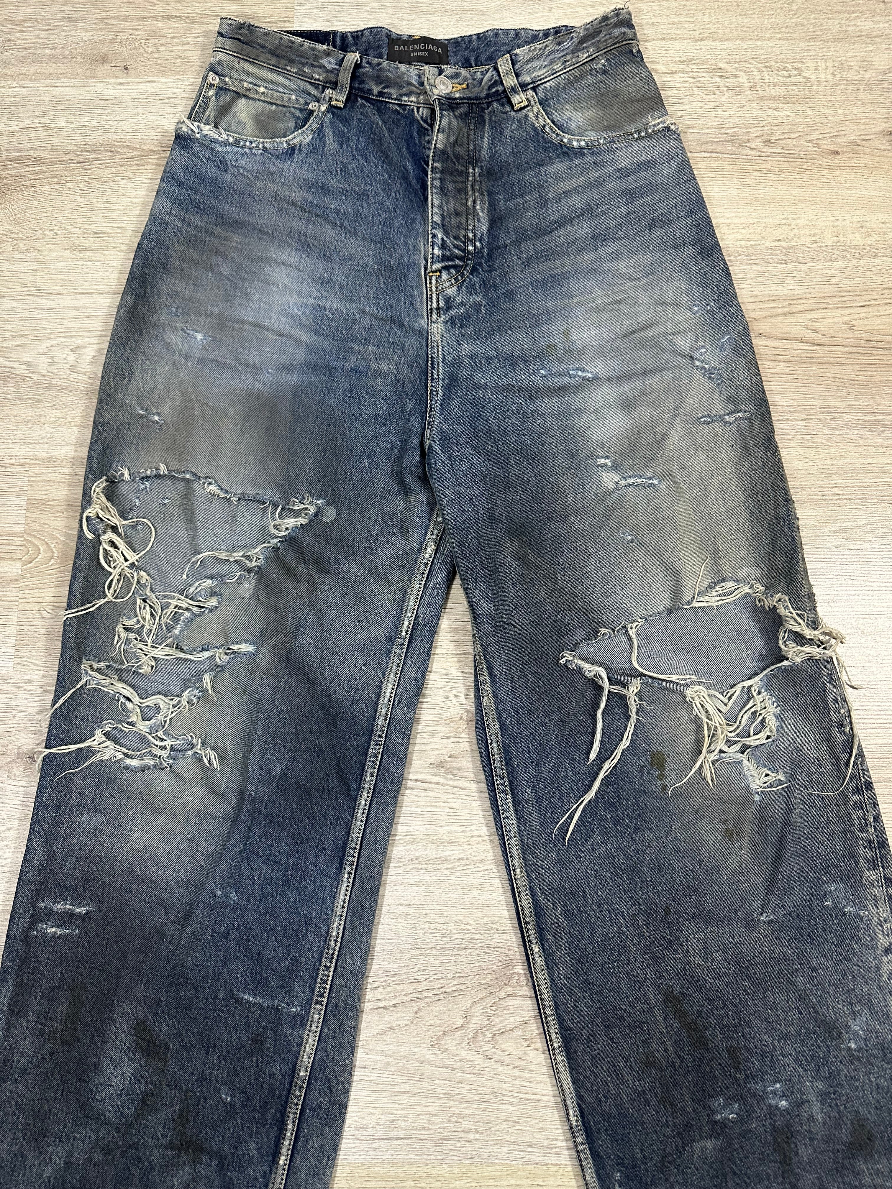 Balenciaga SS23 Oil Spill Baggy Denim