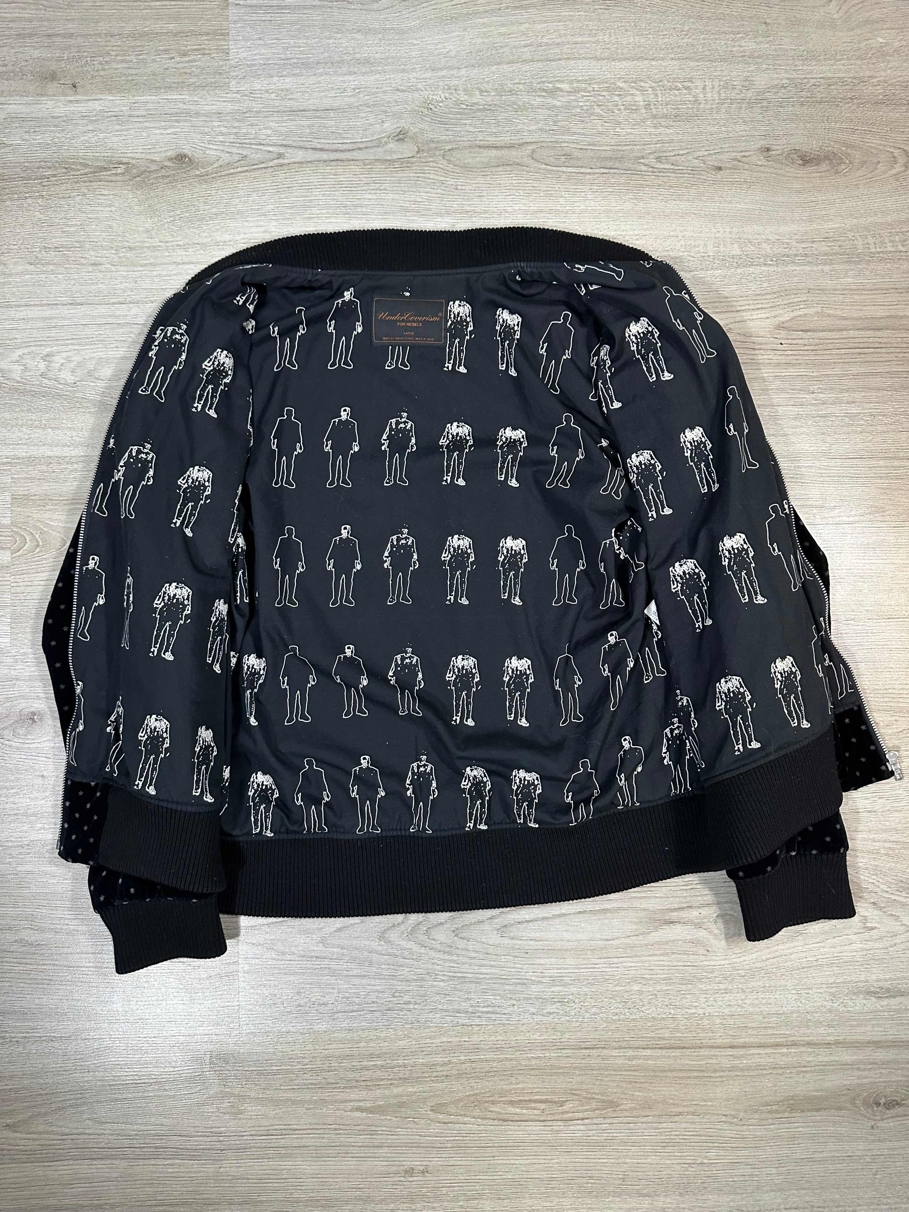 AW02 Undercover Velour Star Bomber