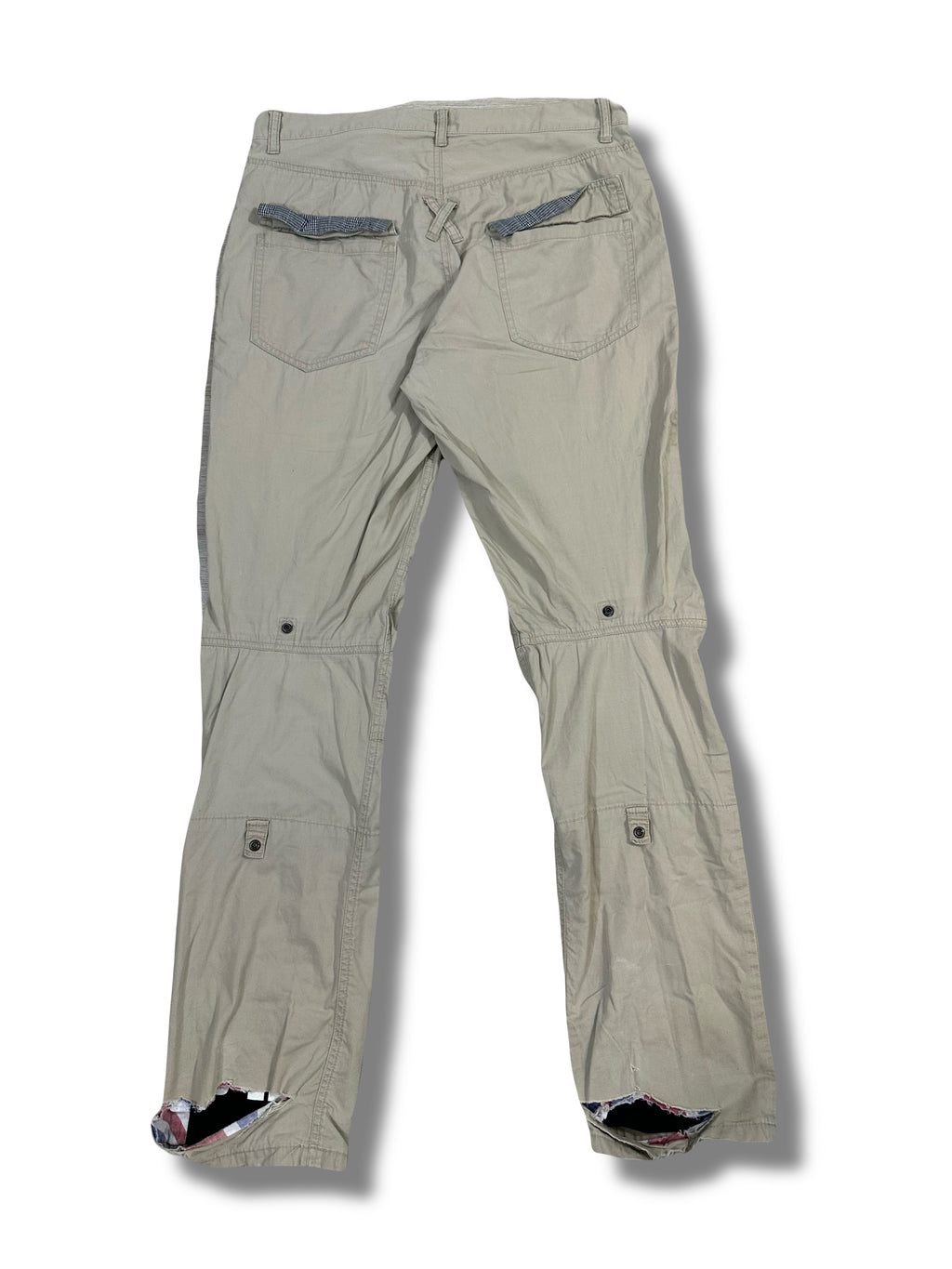 PPFM Perforated Double Waist Studded Pants