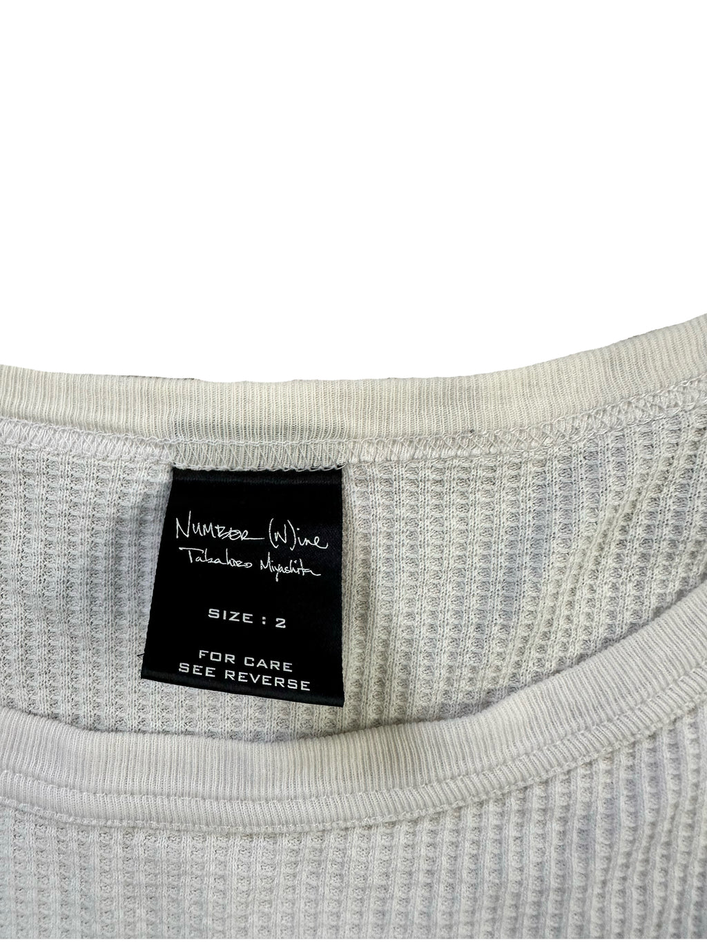 AW03 Number (N)ine Waffleknit Thermal