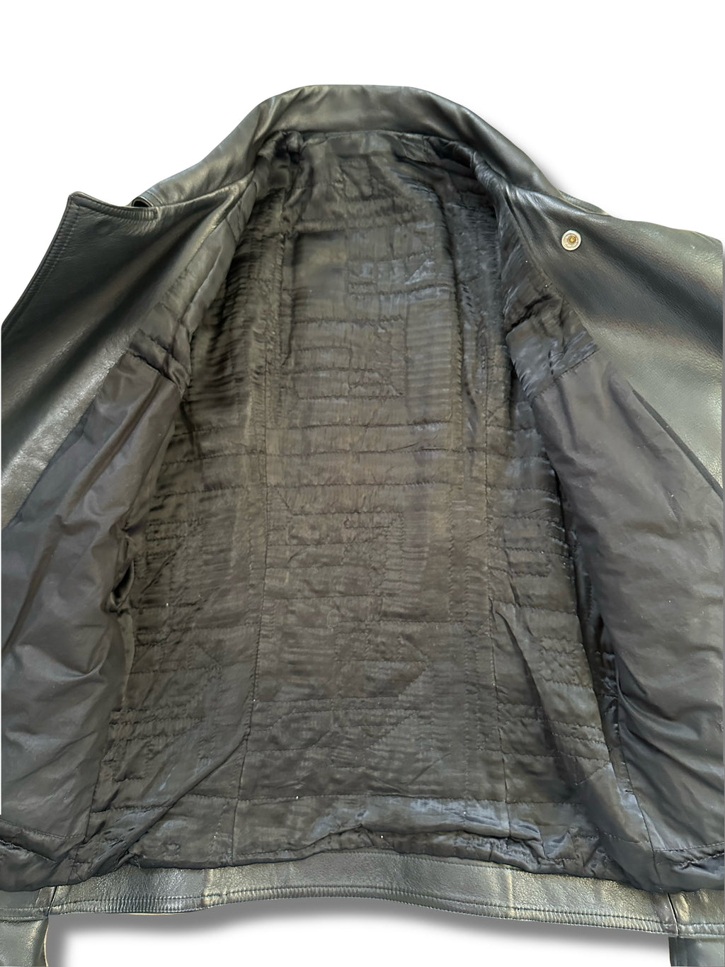 SS17 Rick Owens Stooges LCW Calf Leather Biker Jacket