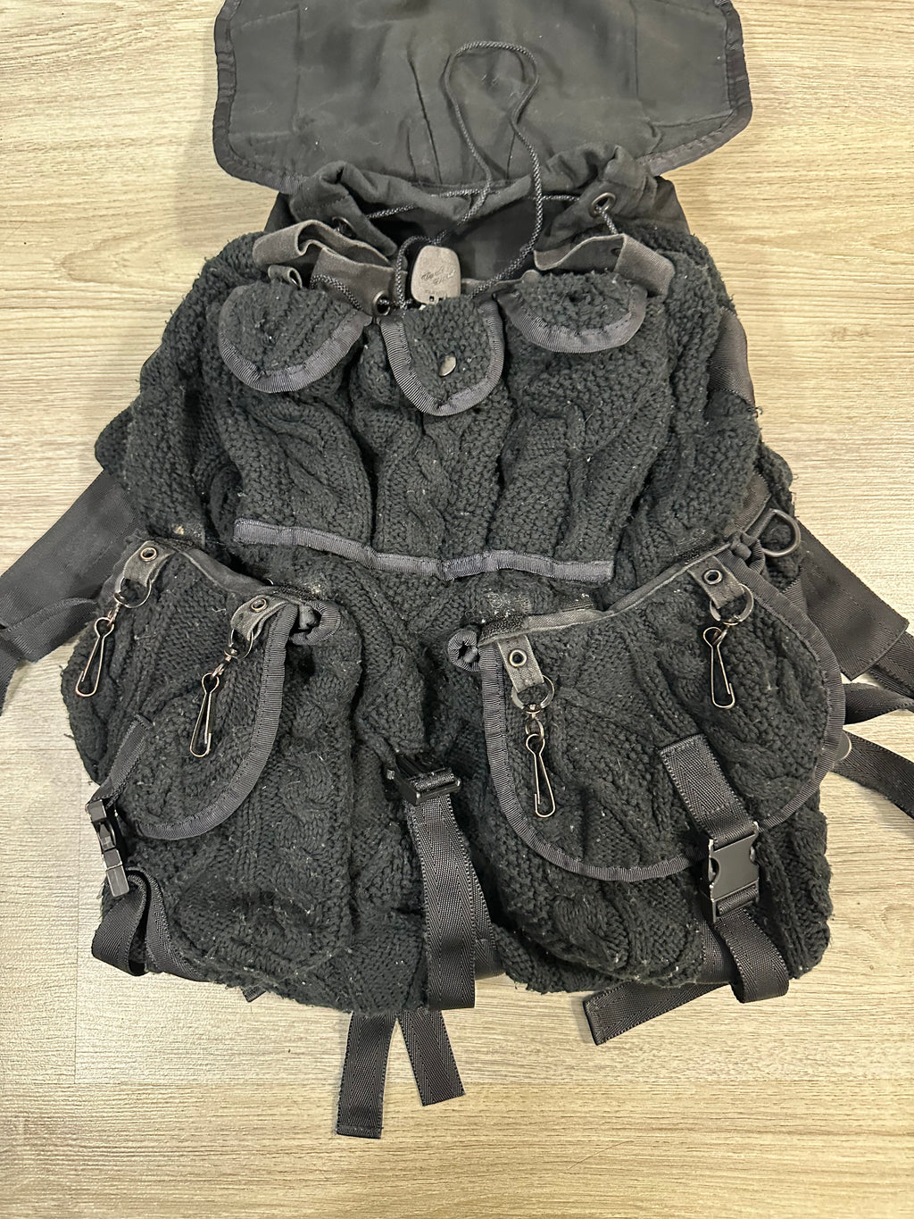 AW04 UNDERCOVER Modular Knit Backpack