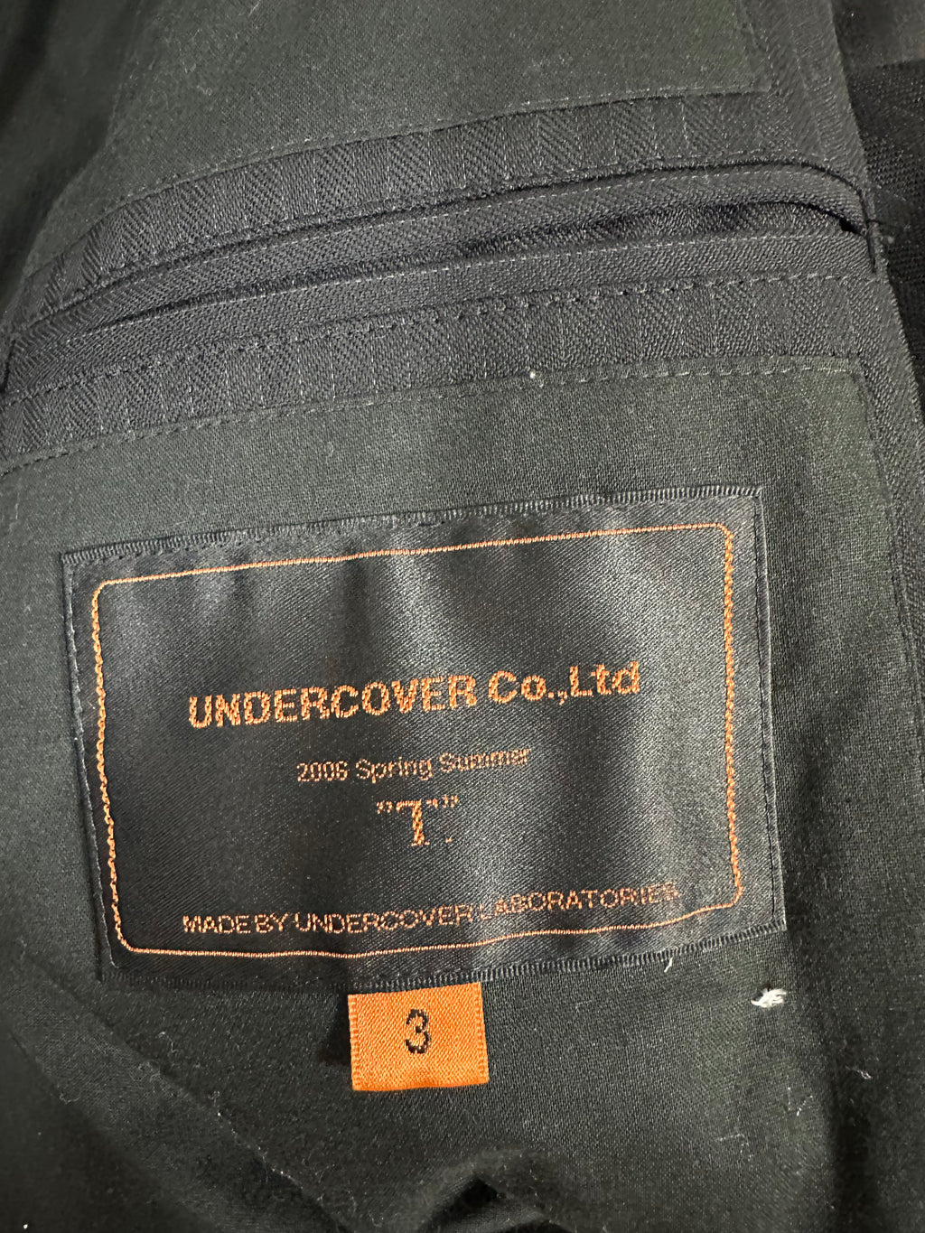 UNDERCOVER SS06 Studded Embroidery Blazer