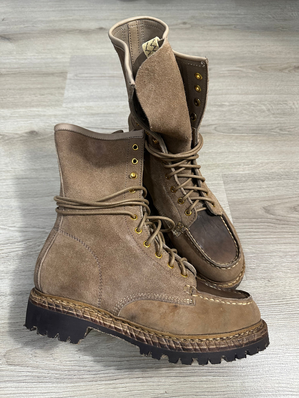 VISVIM Sand Folk Boots Suede