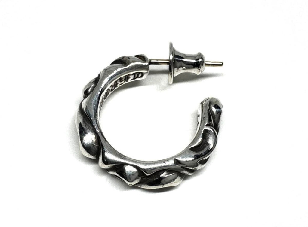 Chrome Hearts Scroll Hoop Earring