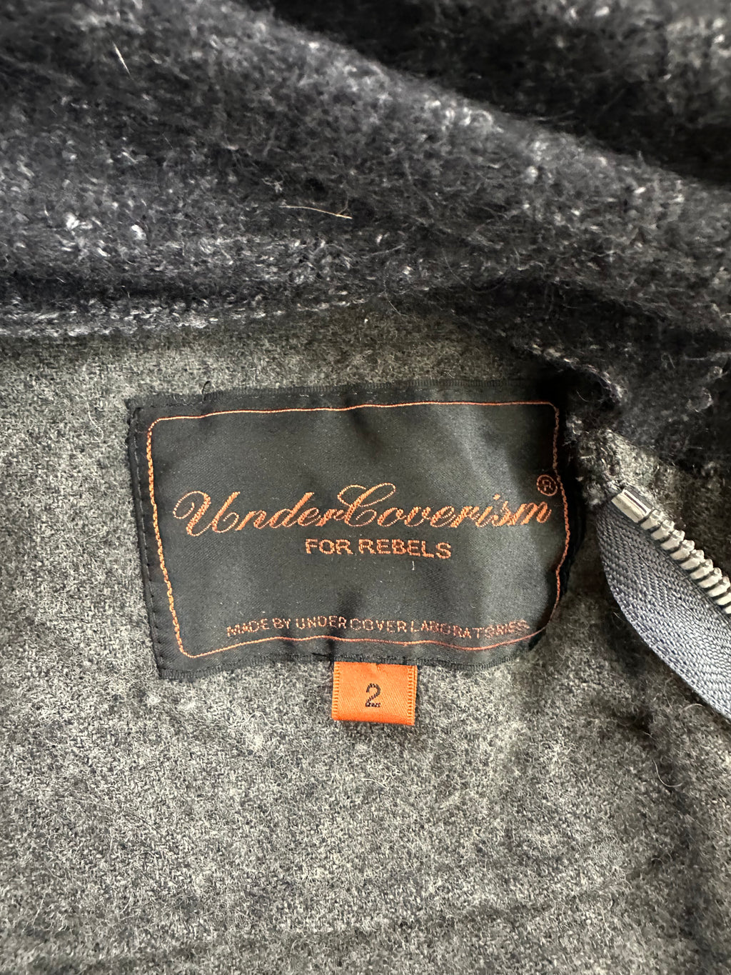 AW06 Undercover Scarf Long Jacket