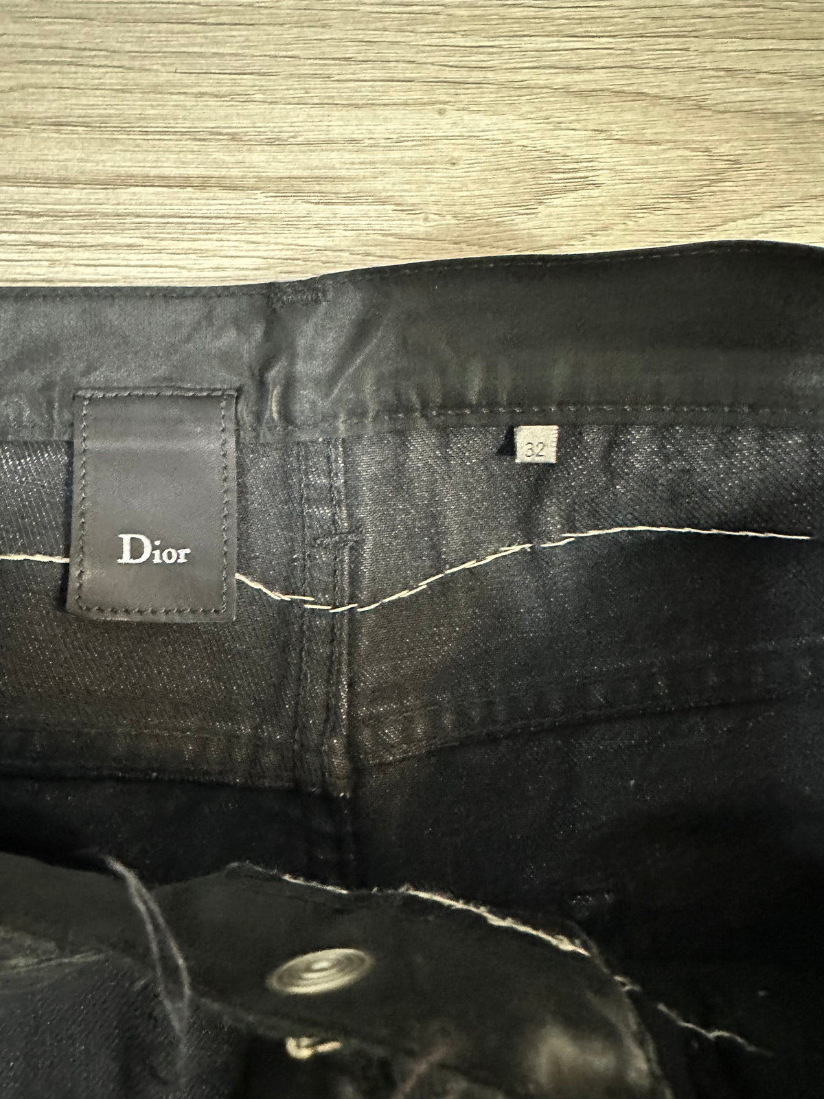 AW05 Dior Homme Satin Cummerbund Bootcut
