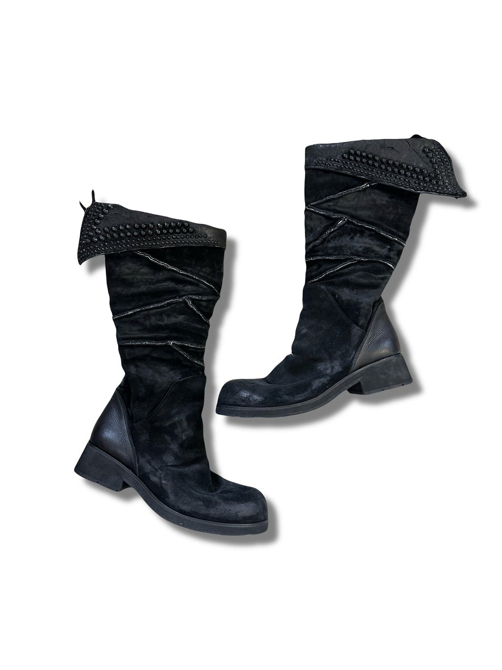 KMRii Studded Crush Boots