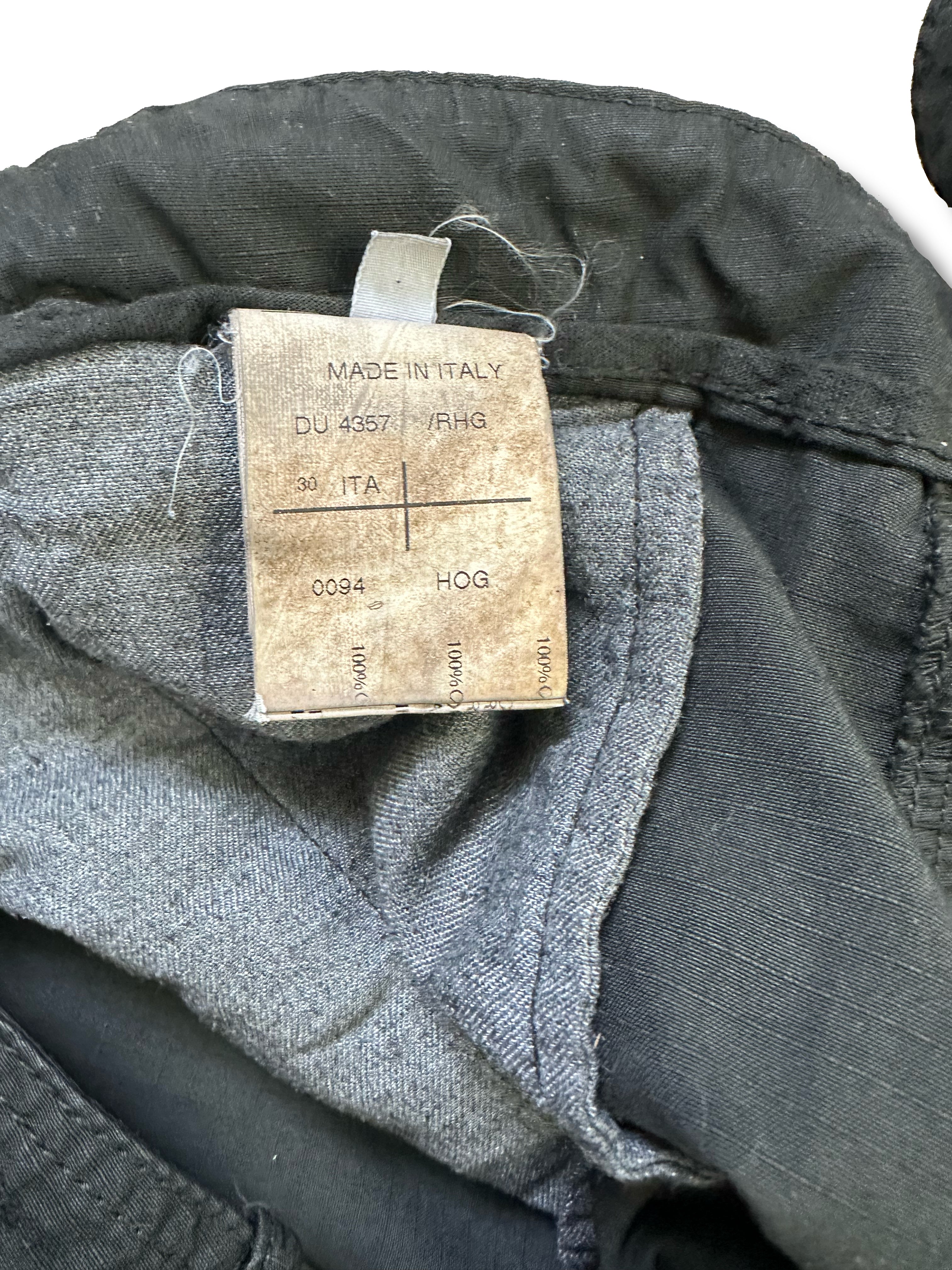 SS09 ‘Strutter’ Rick Owens Hog Wash Poplin Half Layer Aircuts