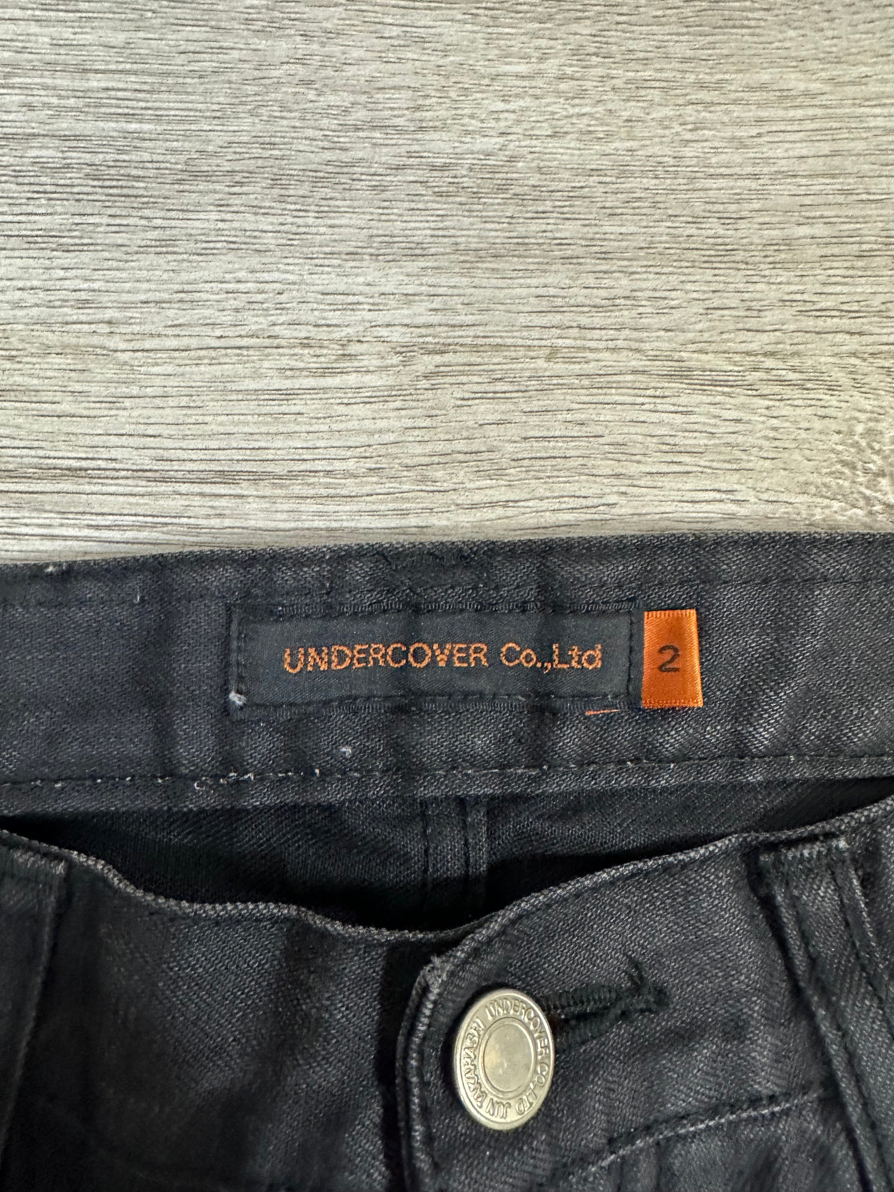 UNDERCOVER SS07 Chaos Waxed Zipper Denim