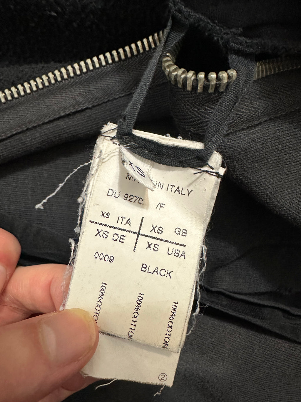 SS09 Rick Owens Gimp Hoodie