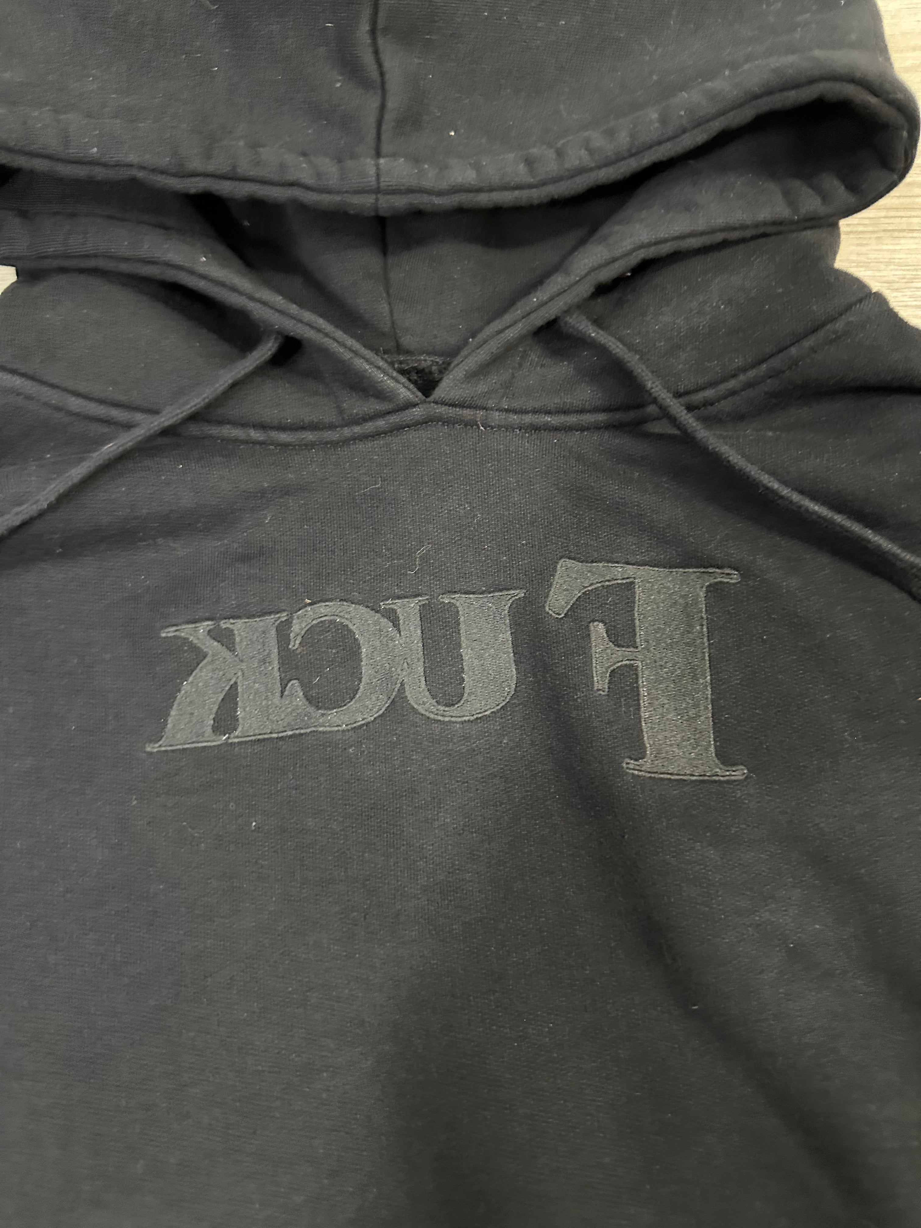 AW19 Vetements Reversible ‘F*ck’ hoodie