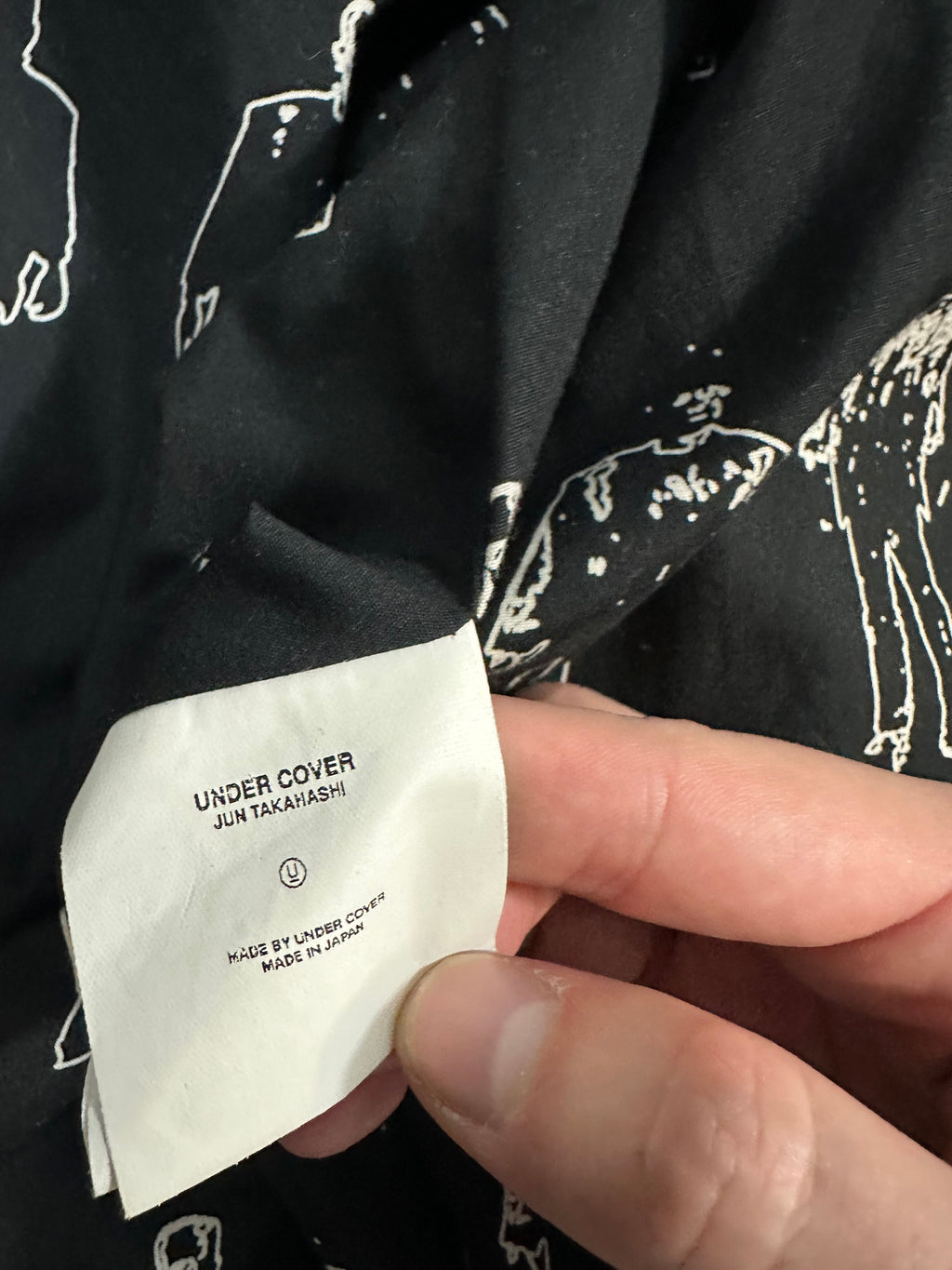 AW02 Undercover Velour Star Bomber