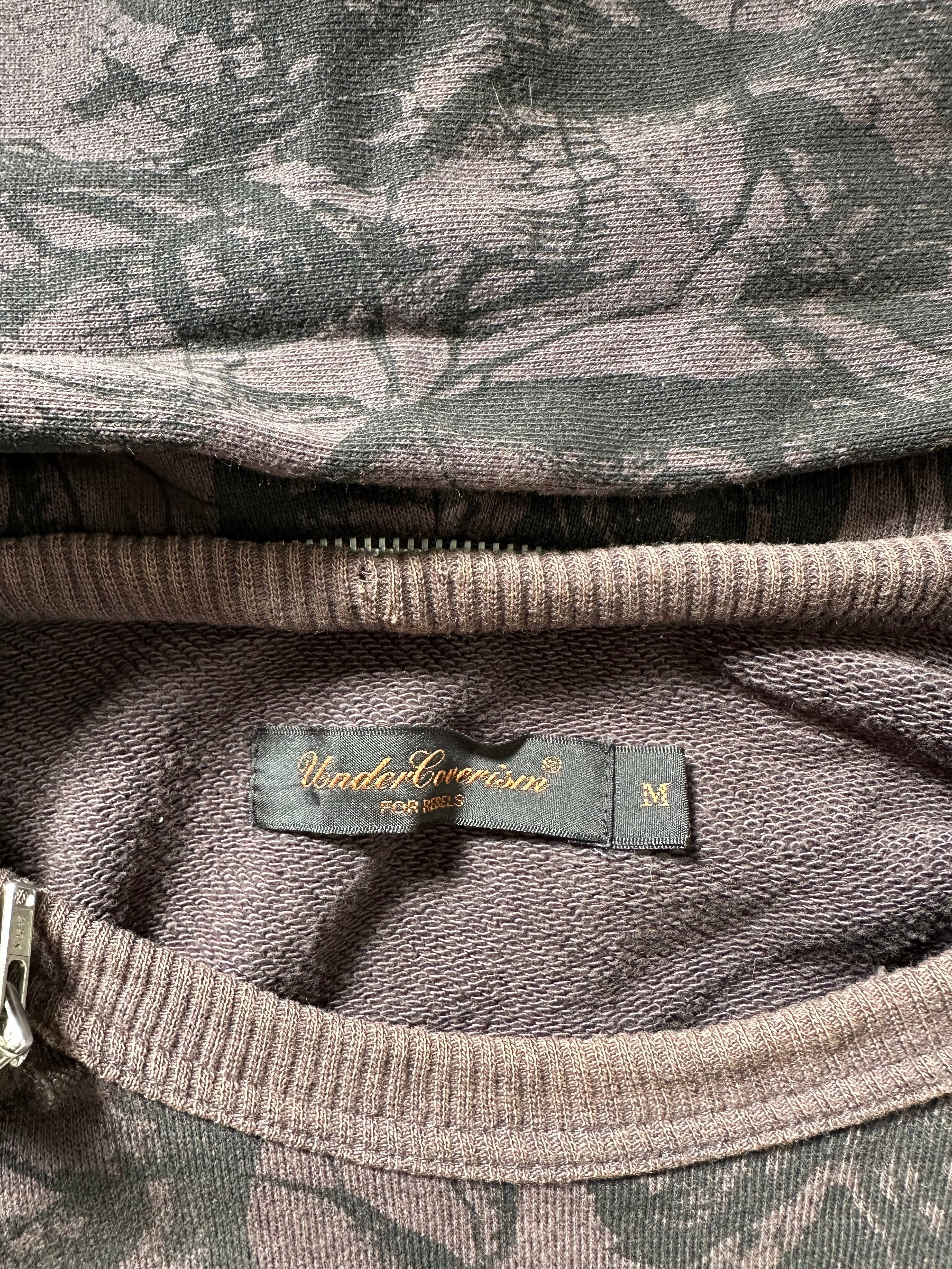 AW03 UNDERCOVER Black Osama skull Cargo Hoodie