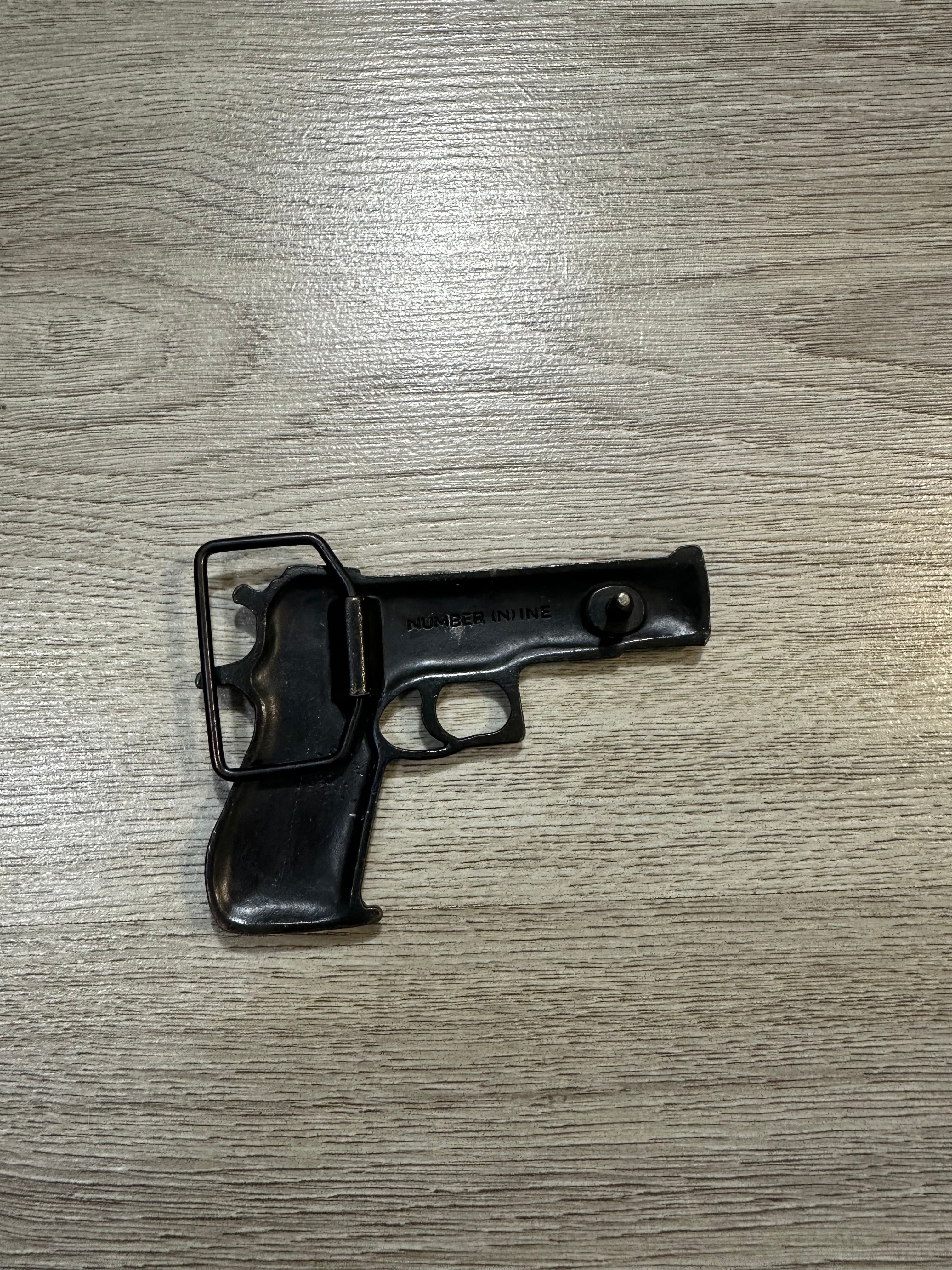 SS06 Number Nine Pistol Belt Buckle