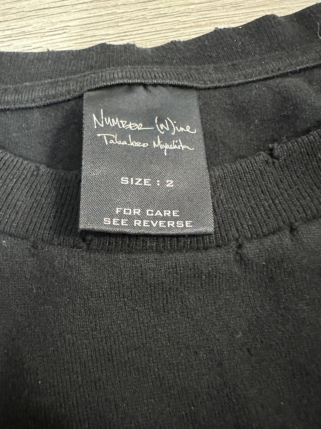 AW05 Number Nine The High Streets T-shirt