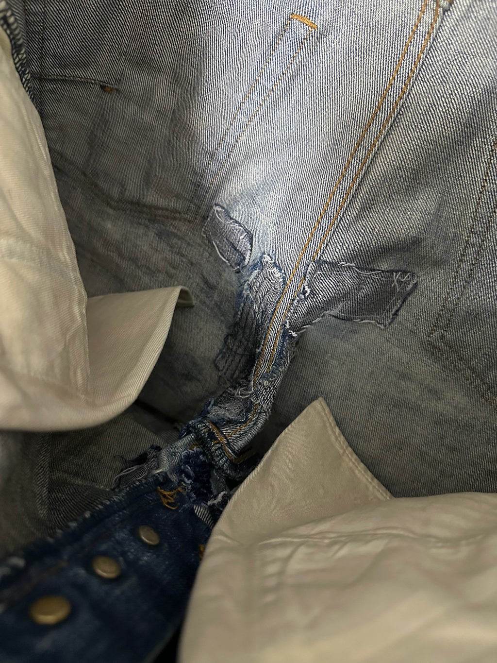 AW05 Dior Homme Luster Waxed Denim