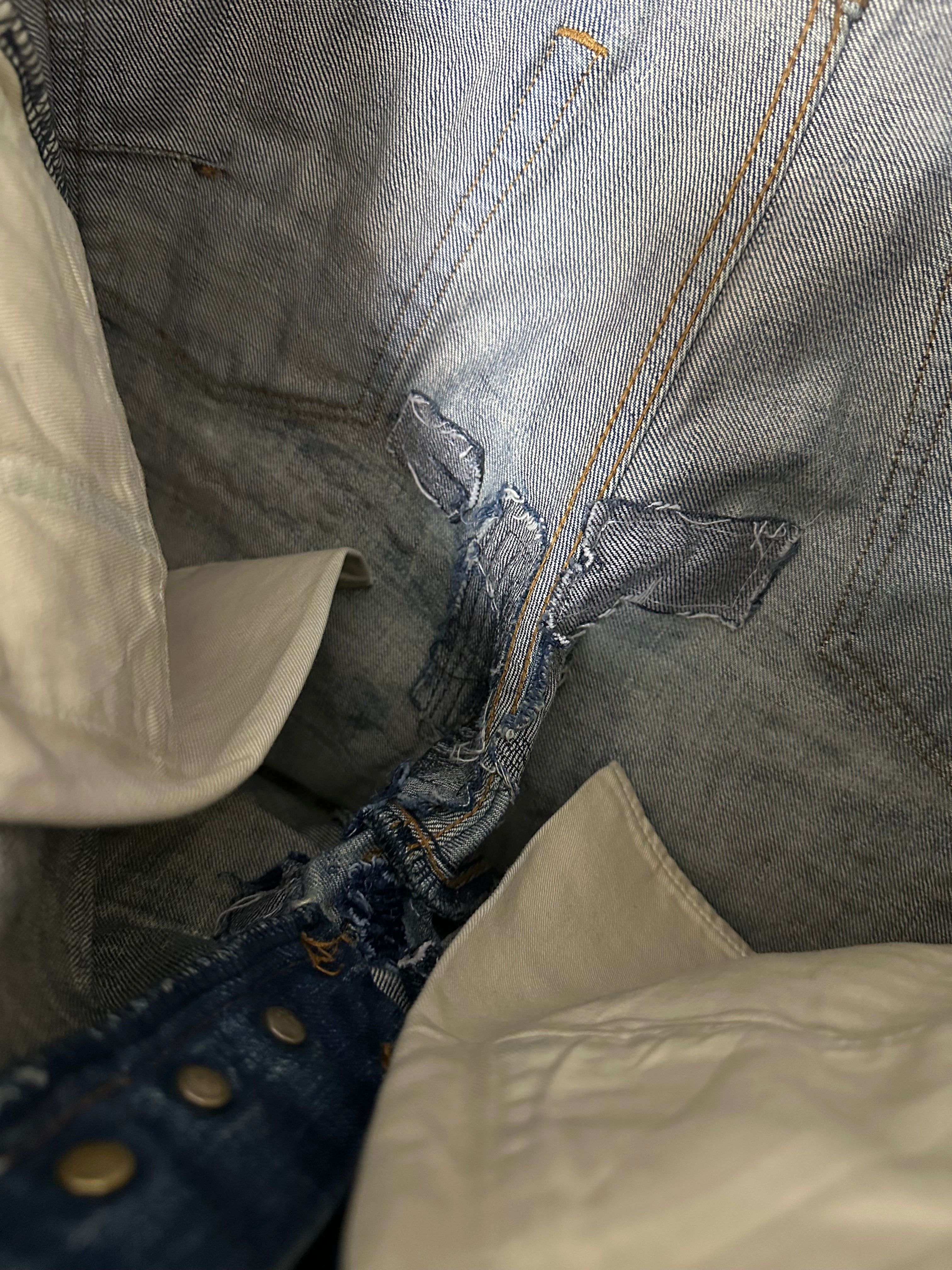AW05 Dior Homme Luster Waxed Denim
