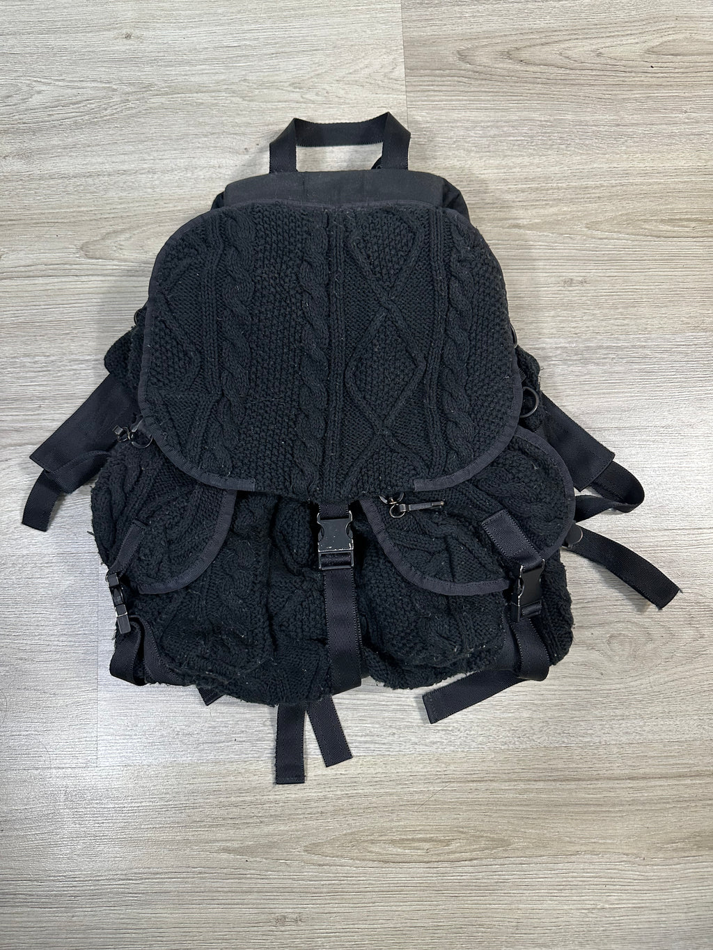 AW04 UNDERCOVER Modular Knit Backpack