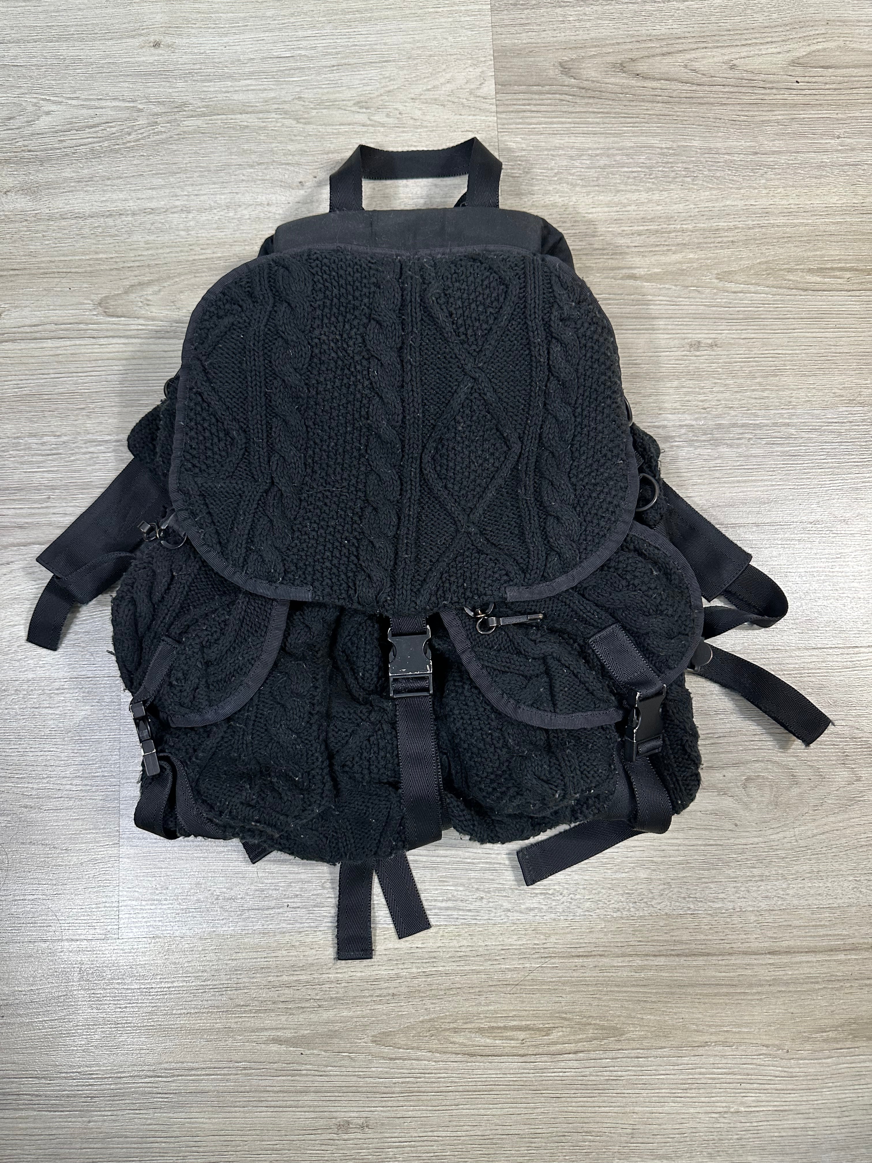 AW04 UNDERCOVER Modular Knit Backpack