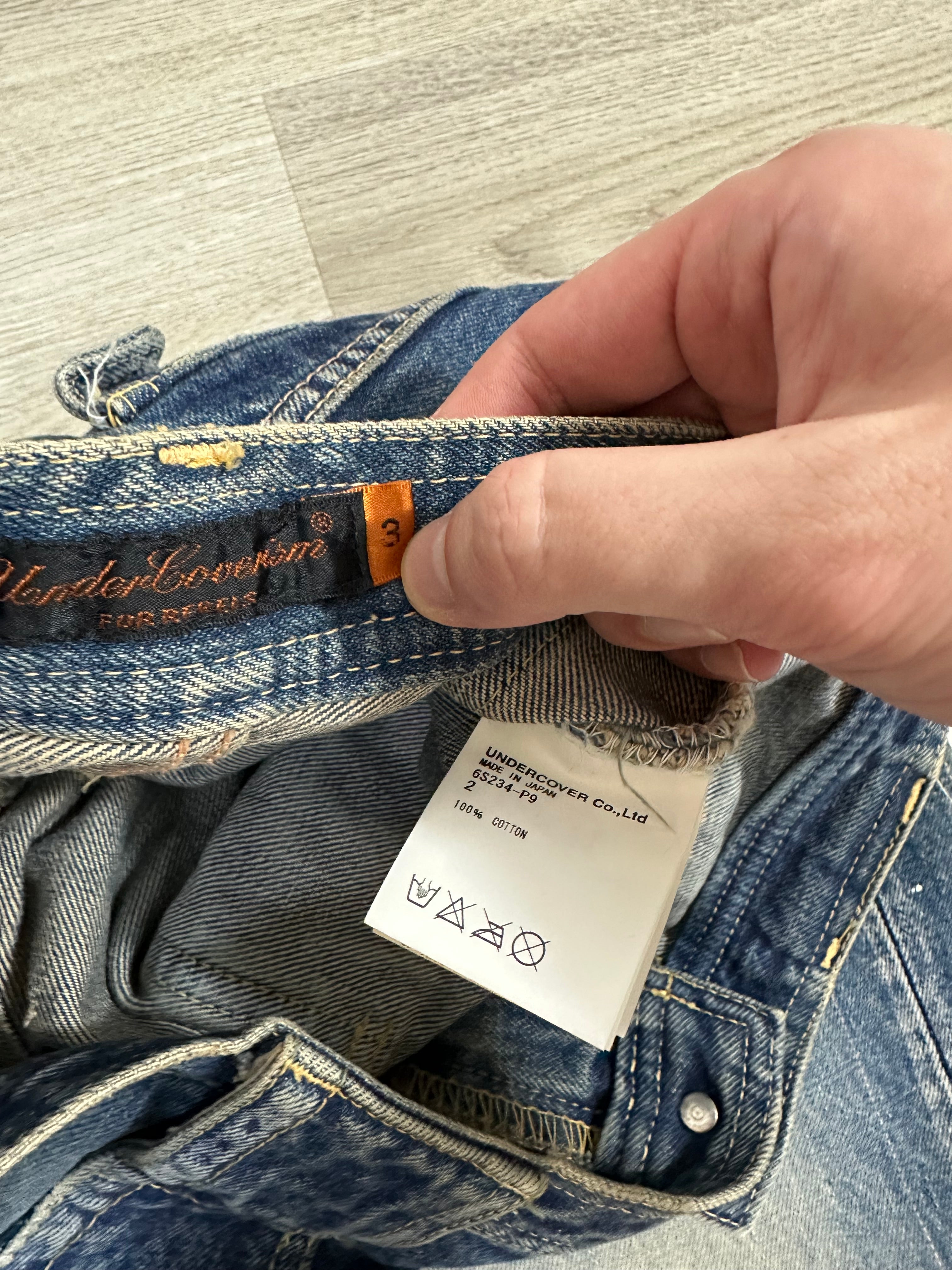 SS06 Undercover Bush Denim FACTORY ERROR