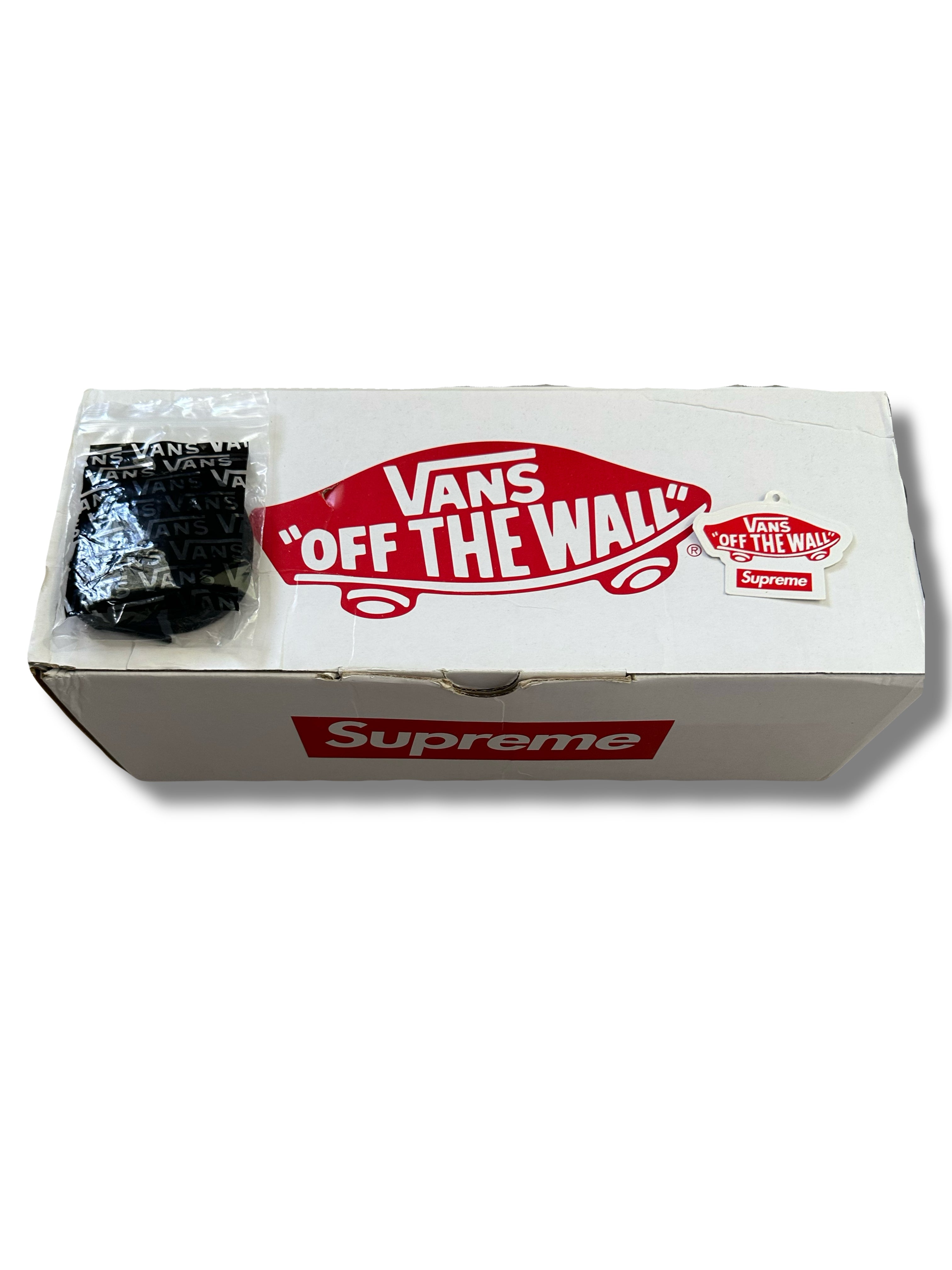 SS14 Supreme x Vans Collab PintStripe Black