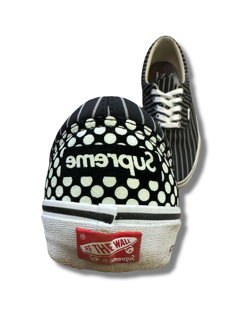 SS14 Supreme x Vans Collab PintStripe Black