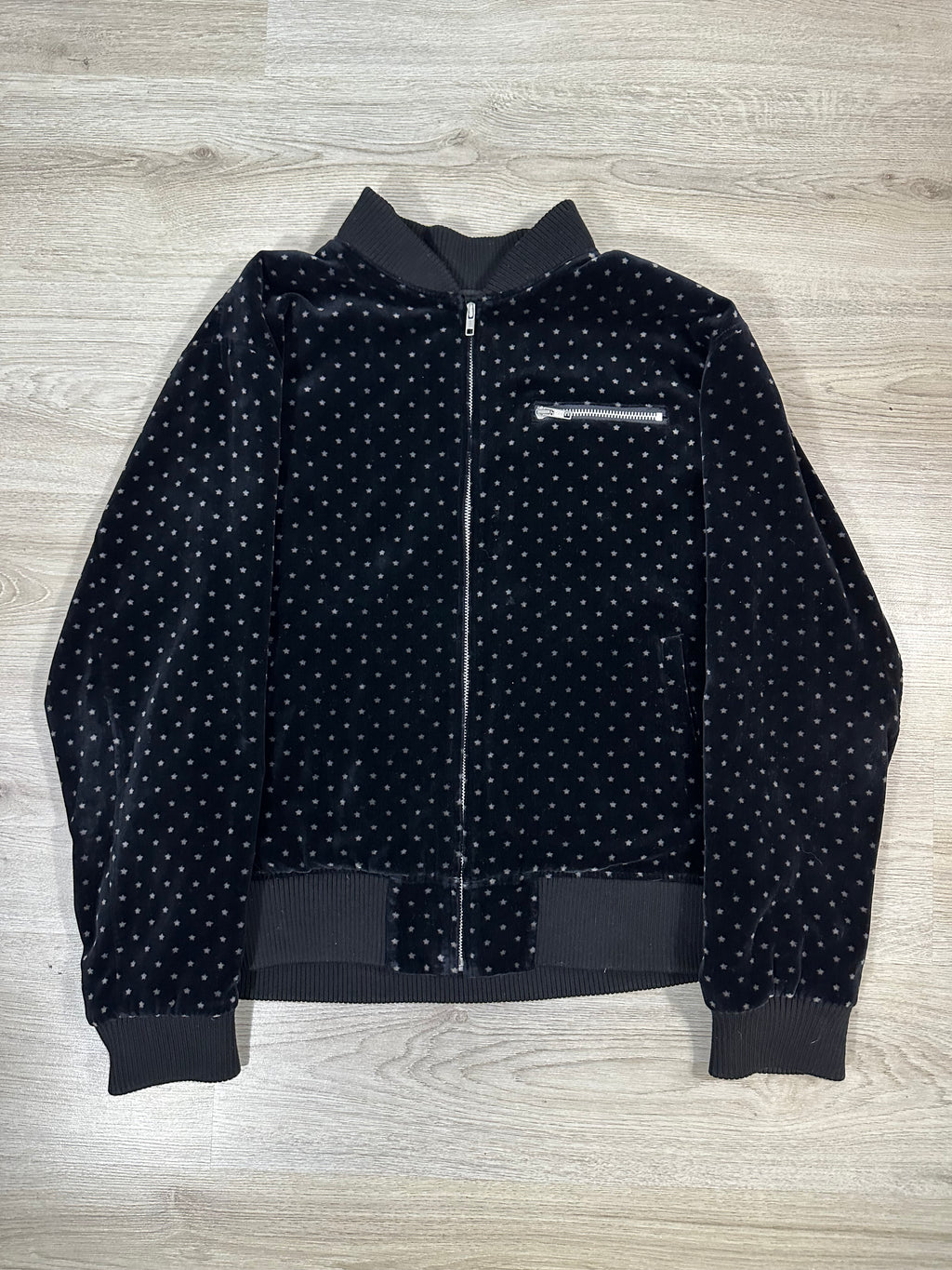 AW02 Undercover Velour Star Bomber