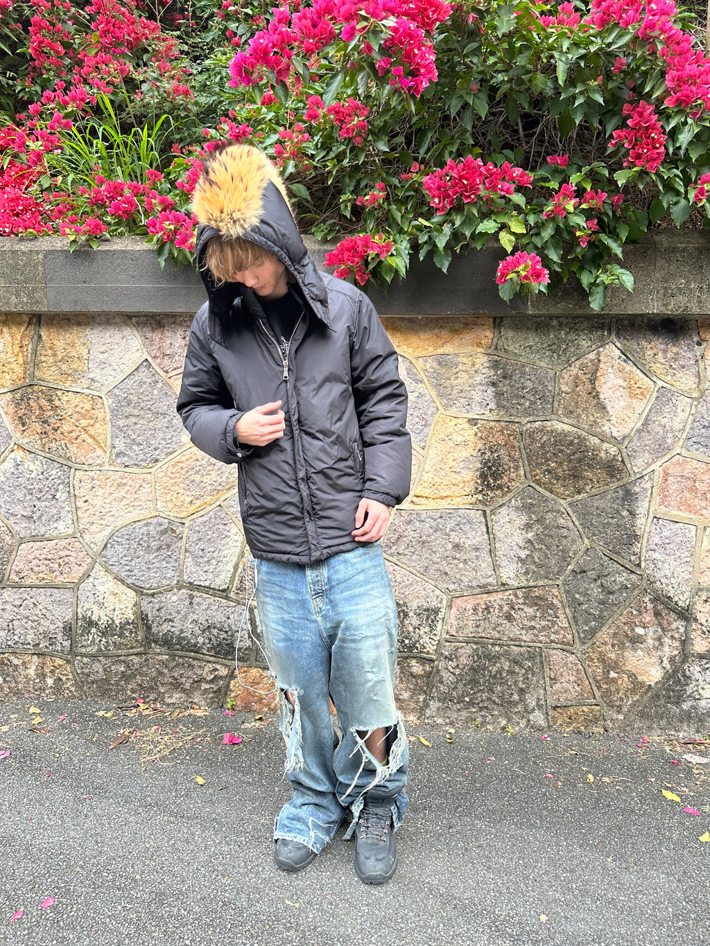 AW08 Prada Mohawk Puffer Jacker