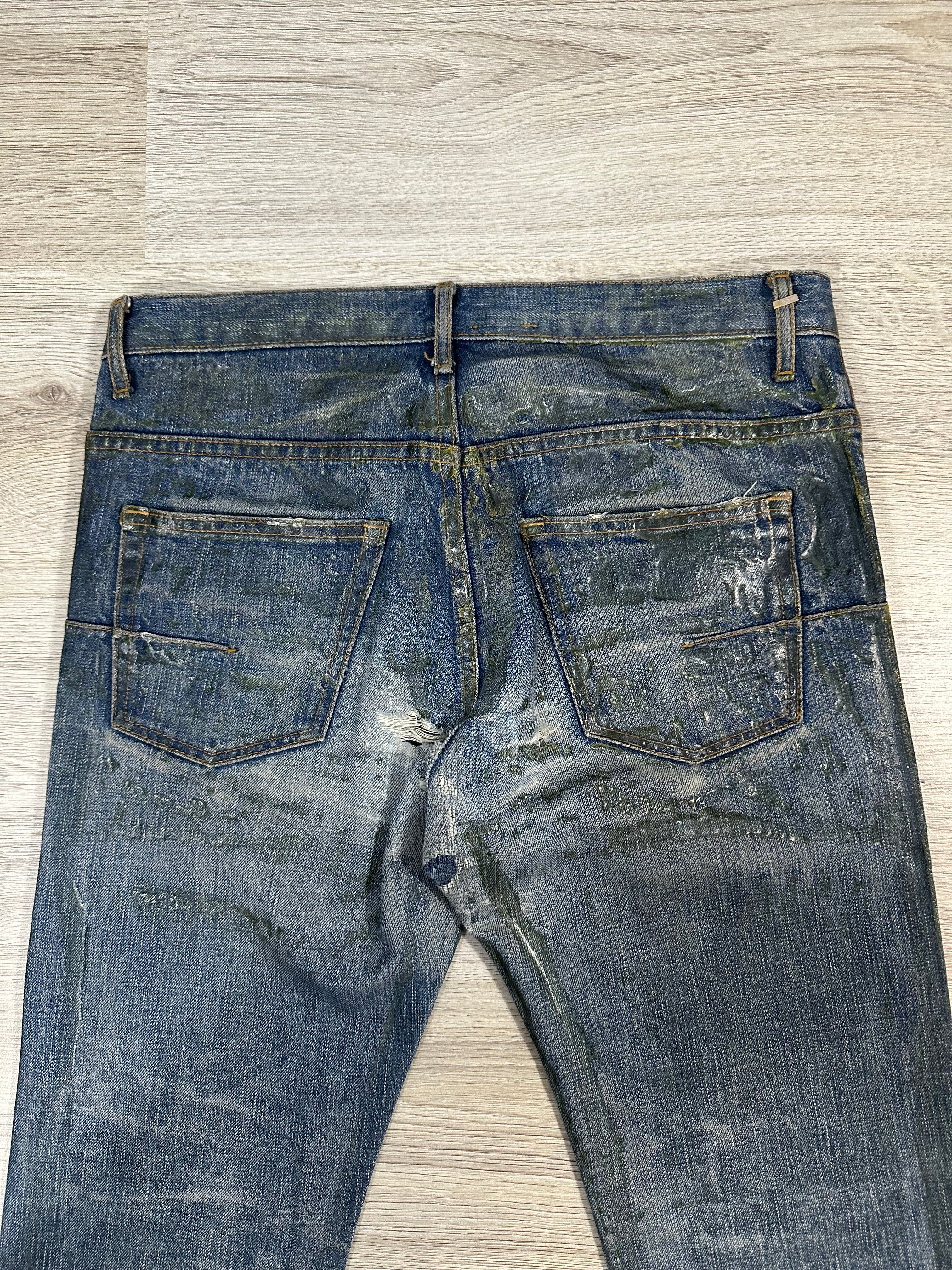 AW05 Dior Homme Luster Waxed Denim
