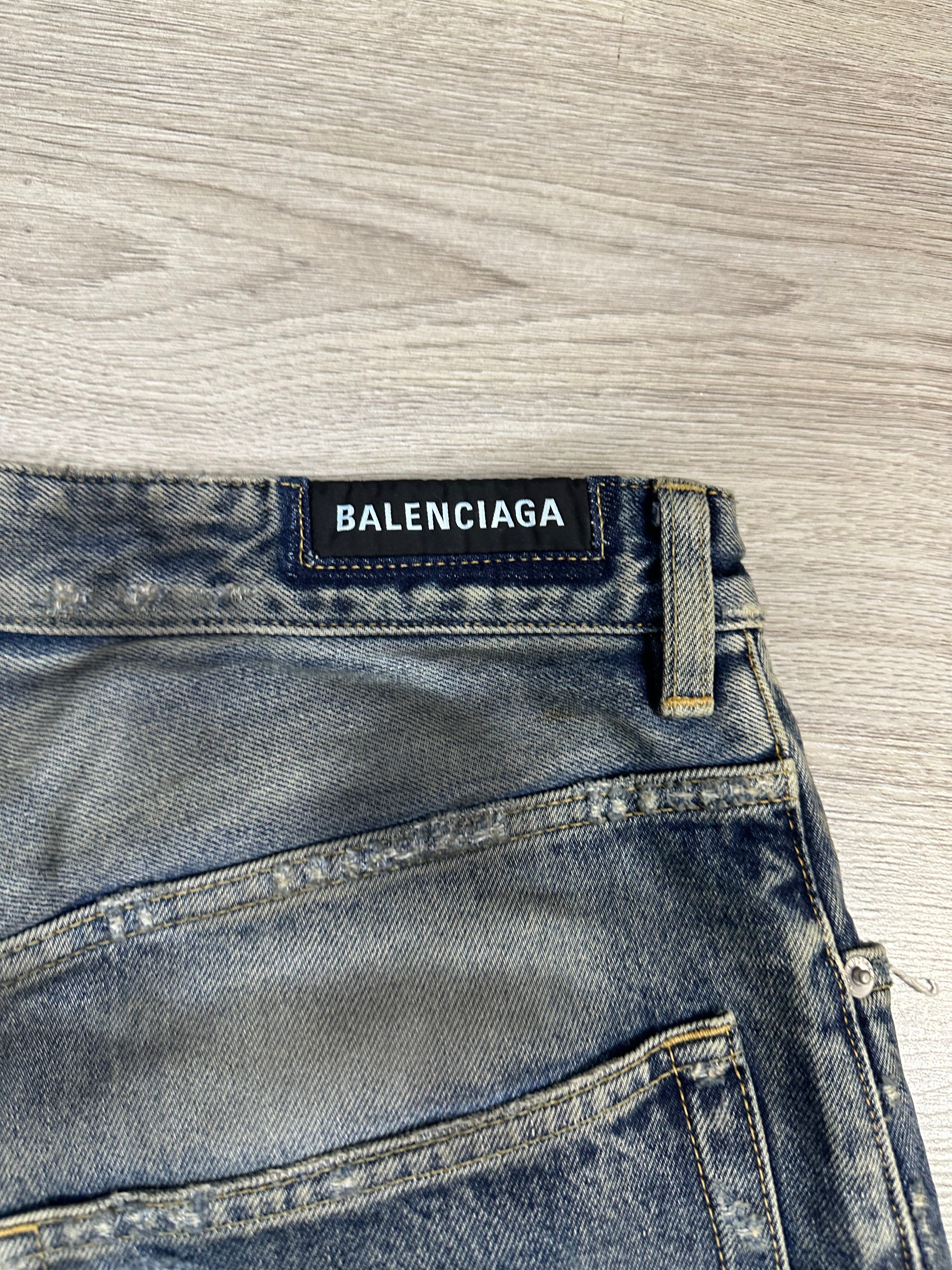 Balenciaga SS23 Oil Spill Baggy Denim