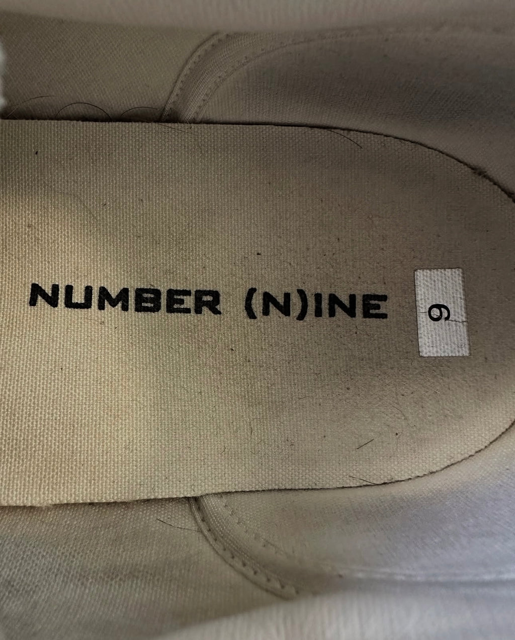 SS01 Number (N)ine One-Skull Converse