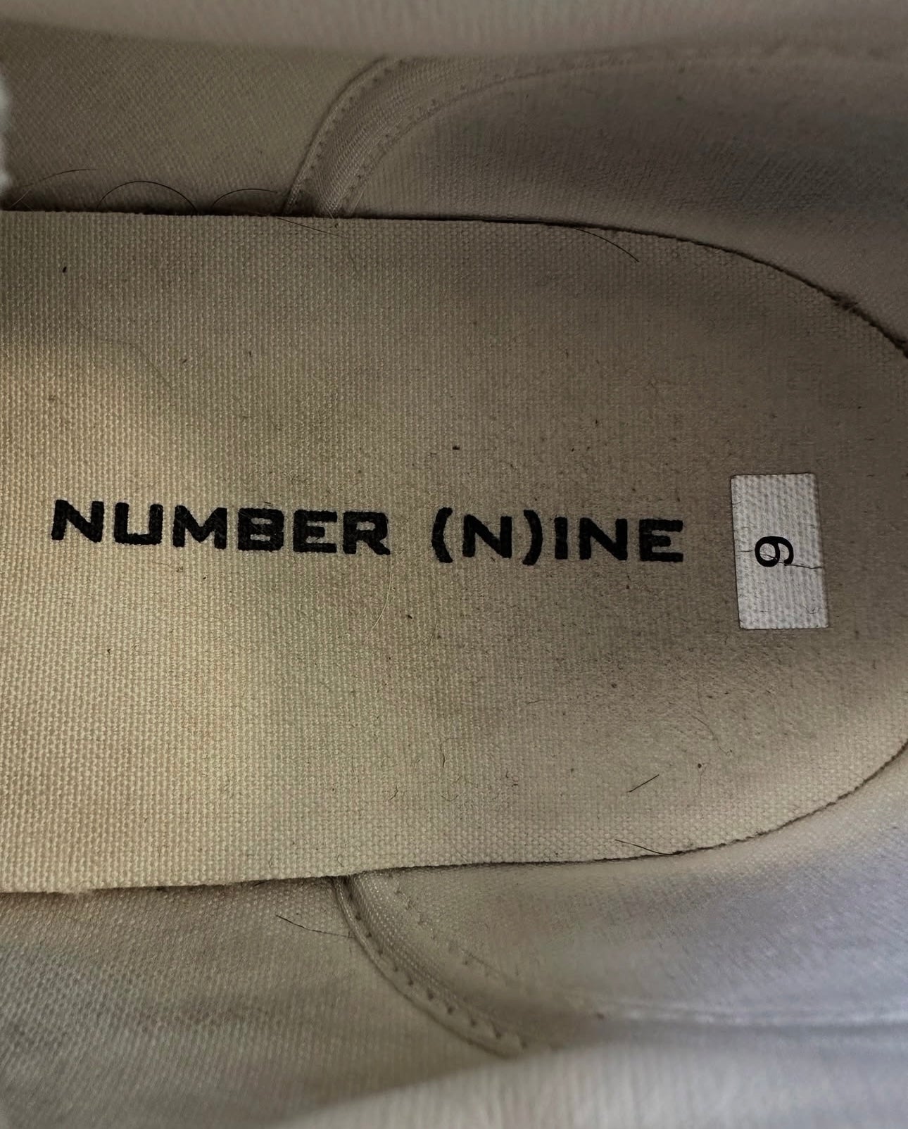 SS01 Number (N)ine One-Skull Converse