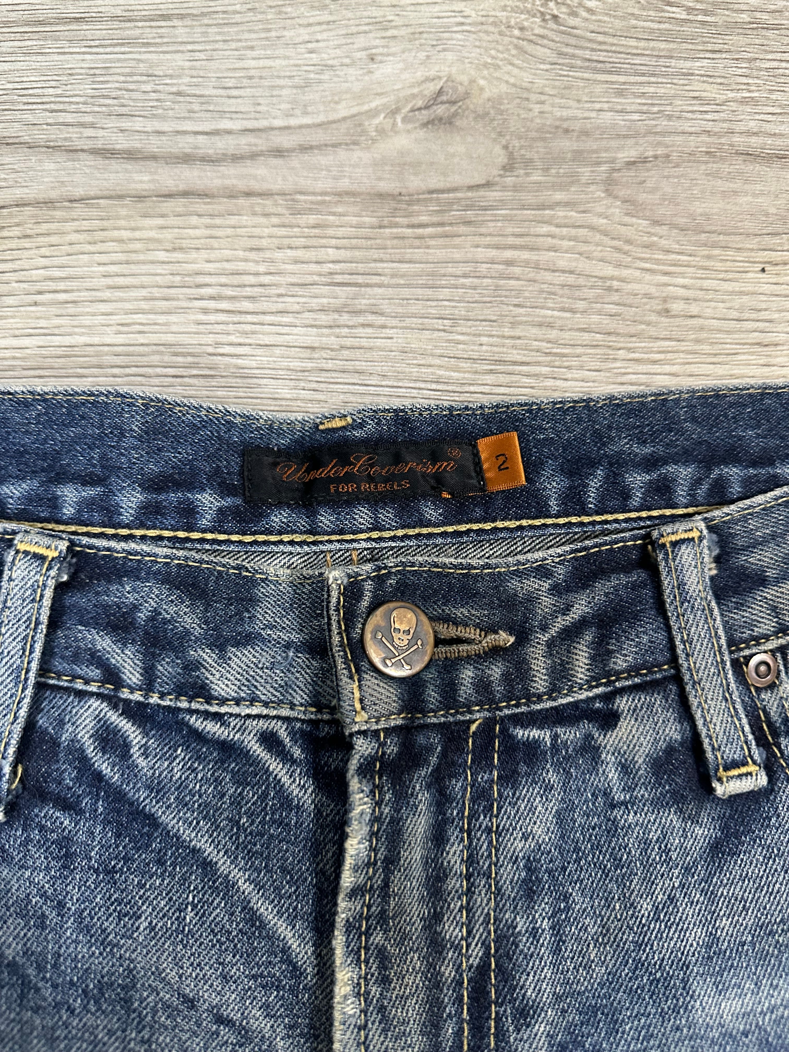 SS05 Undercover ‘60’ Slash denim