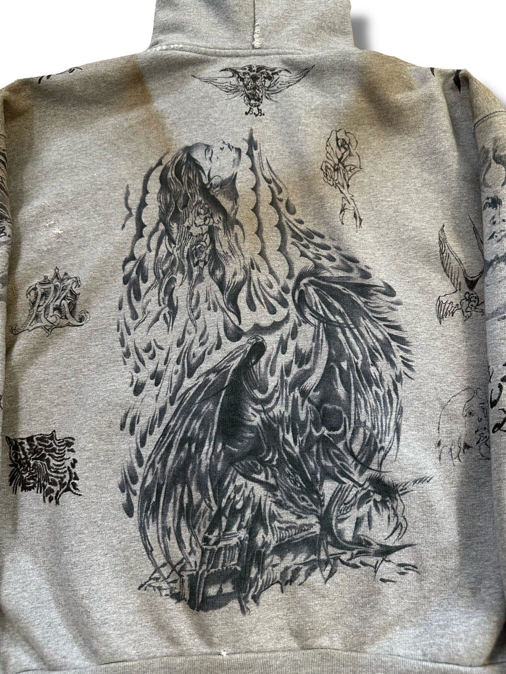 SS24 Balenciaga Tattoo Hoodie