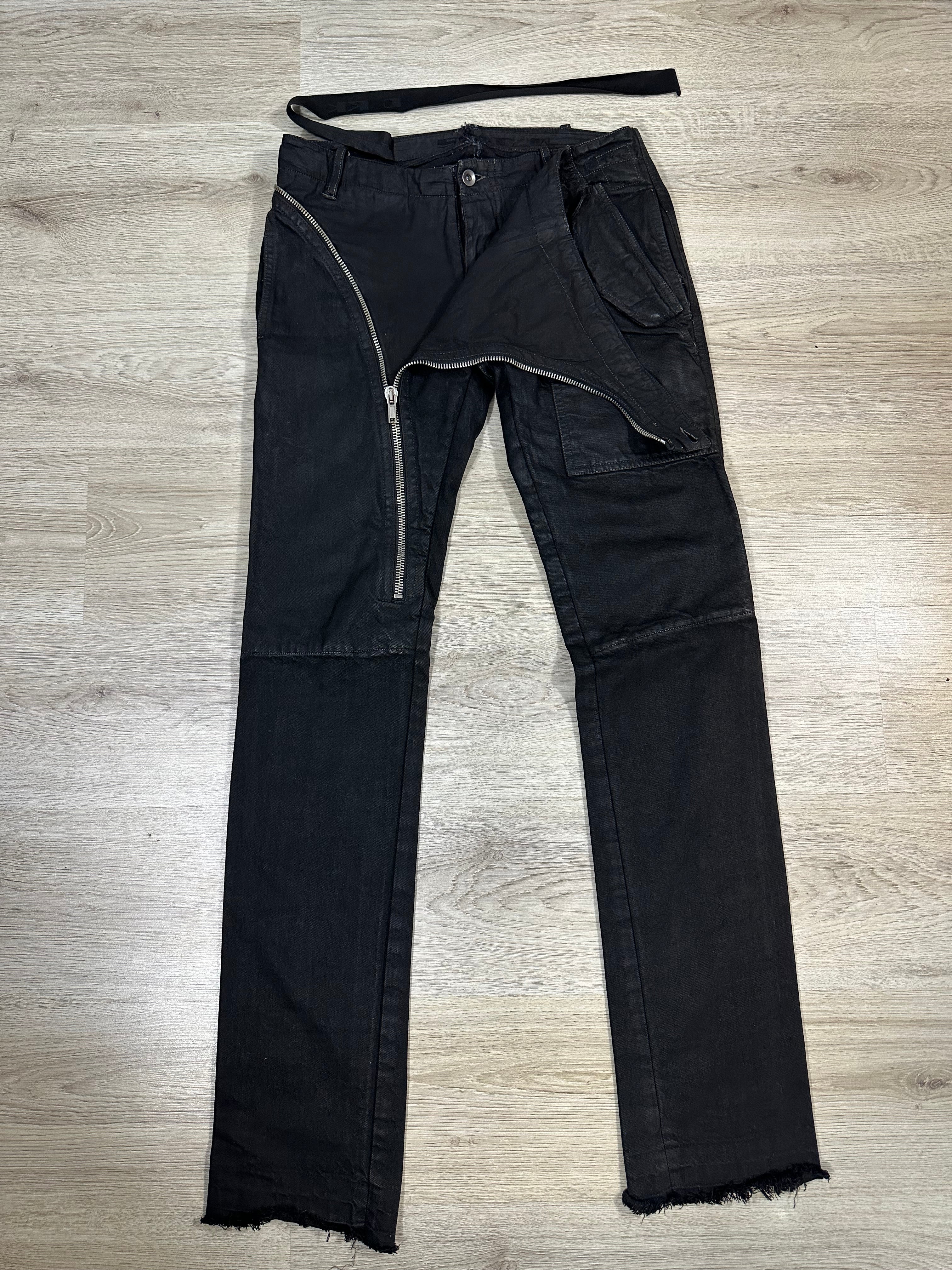 AW07 Rick Owens Black Wax DL Aircuts