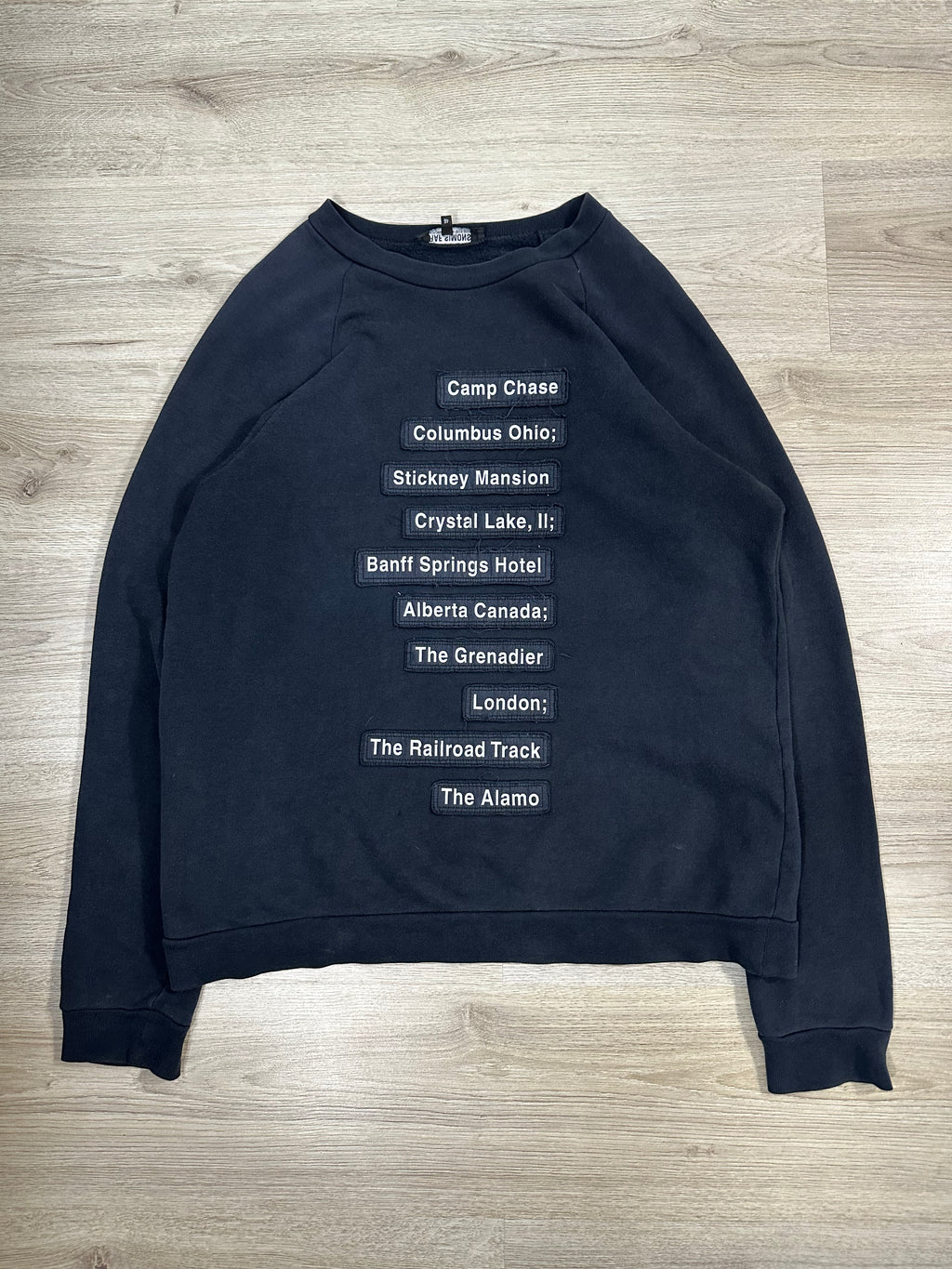 Raf Simon’s AW05 Haunted Places Crewneck