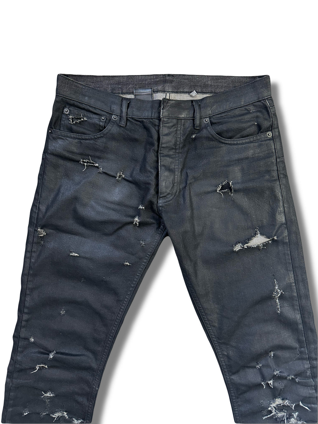 SS04 Dior Homme ‘Strip’ Wax Denim