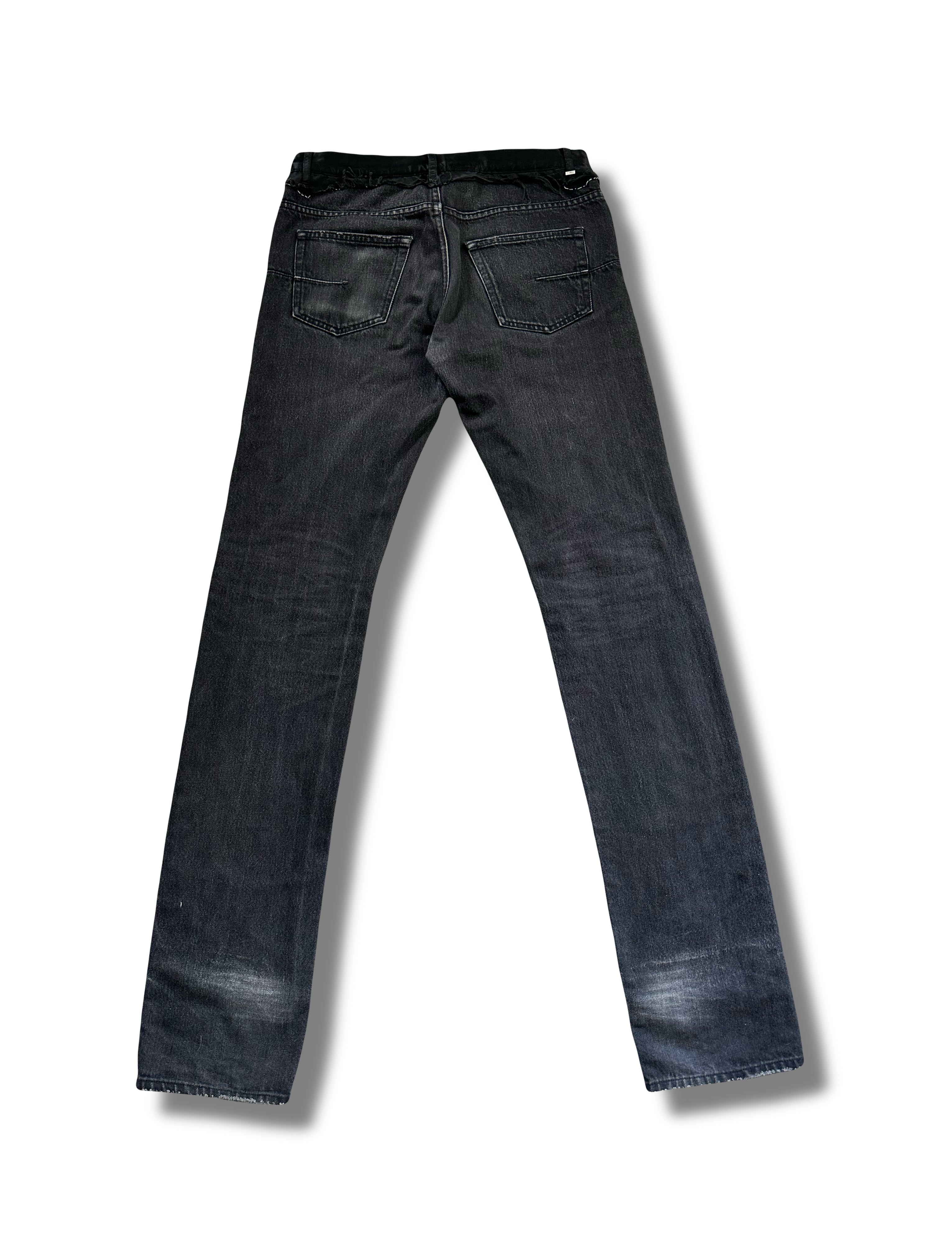 AW05 Dior Homme Satin Cummerbunds Denim Size 31
