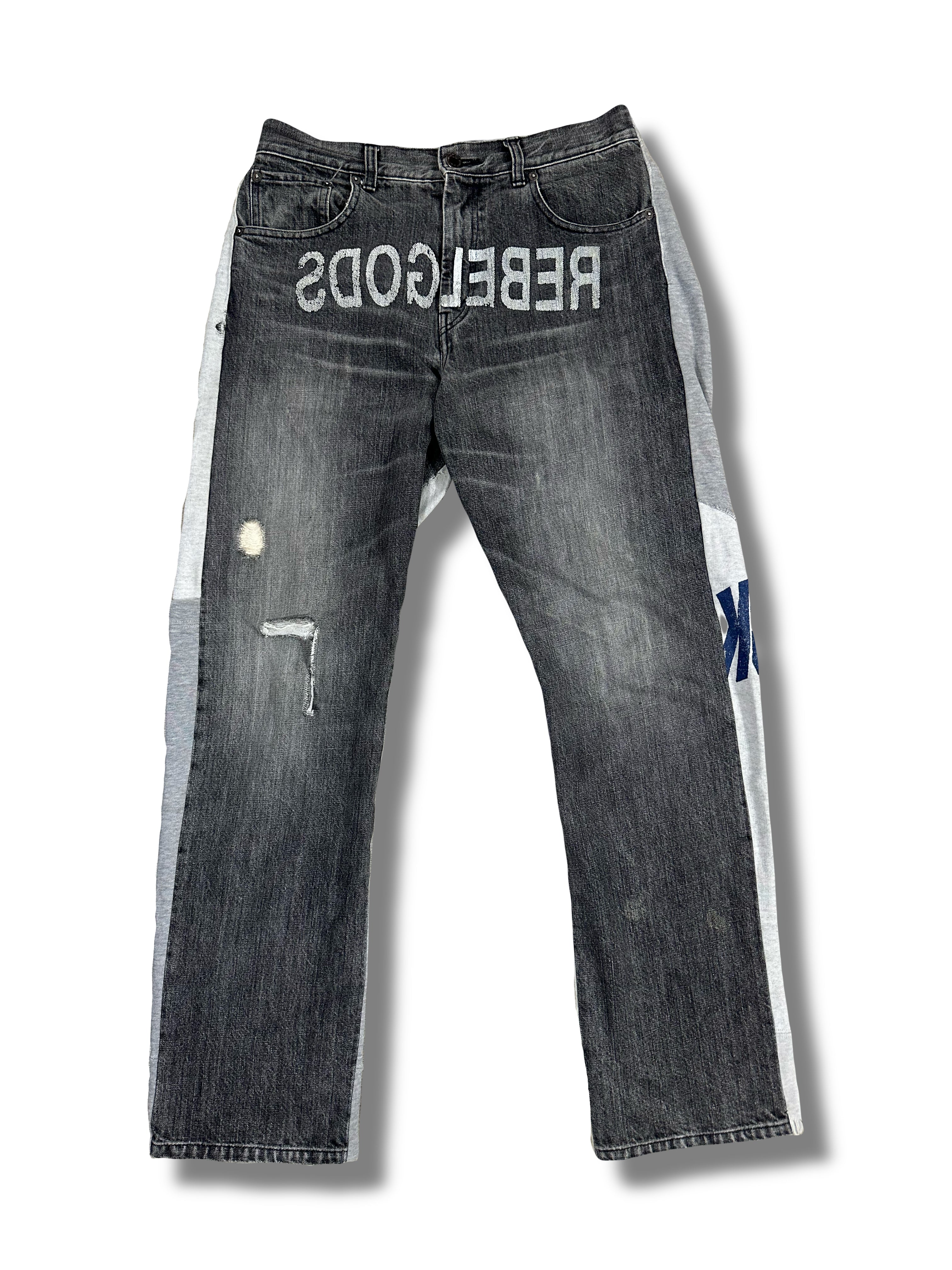 AW02 Undercover REBELGODS Hybrid Denim