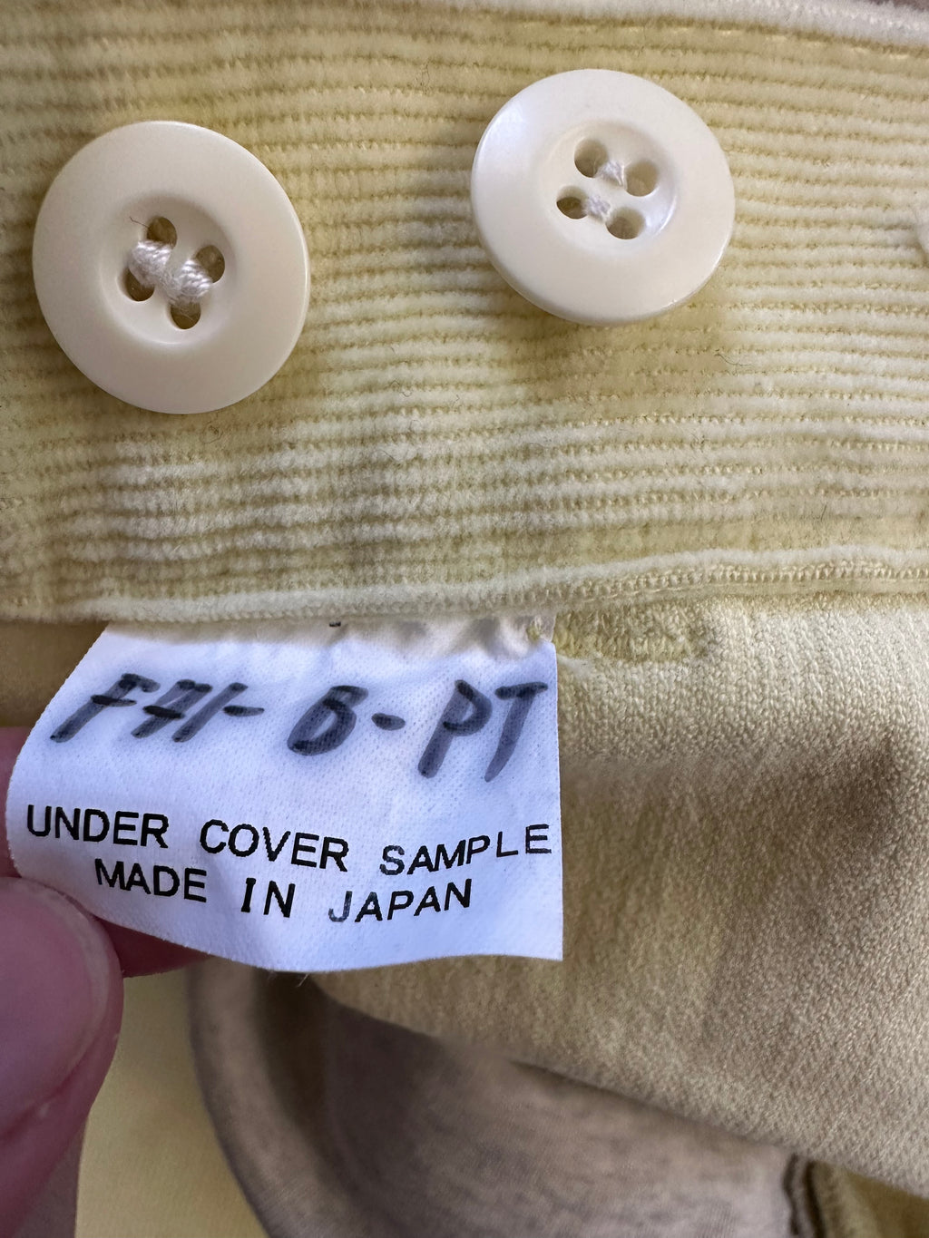 SAMPLE SS04 UNDERCOVER Hybrid Corduroy