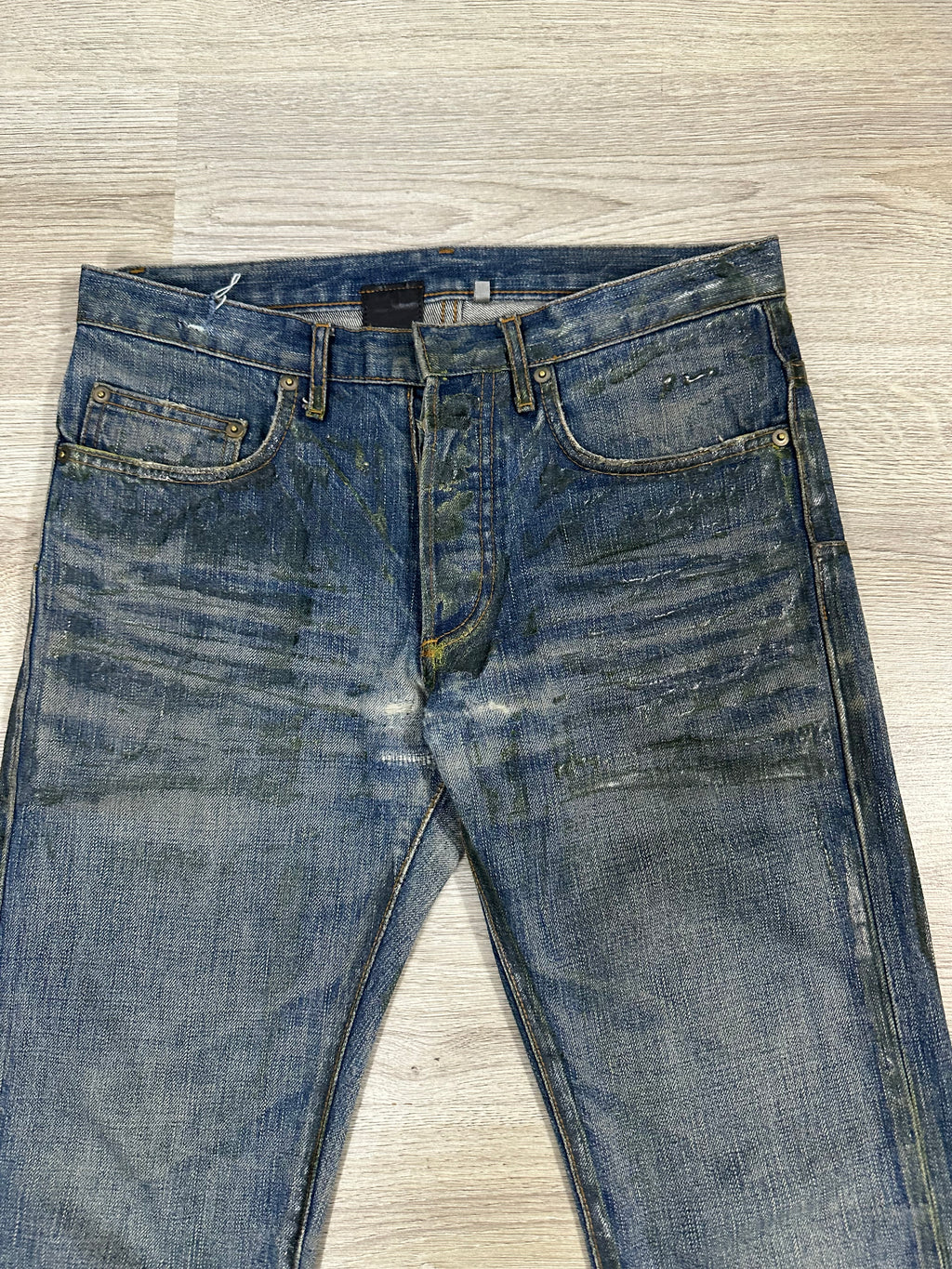 AW05 Dior Homme Luster Waxed Denim