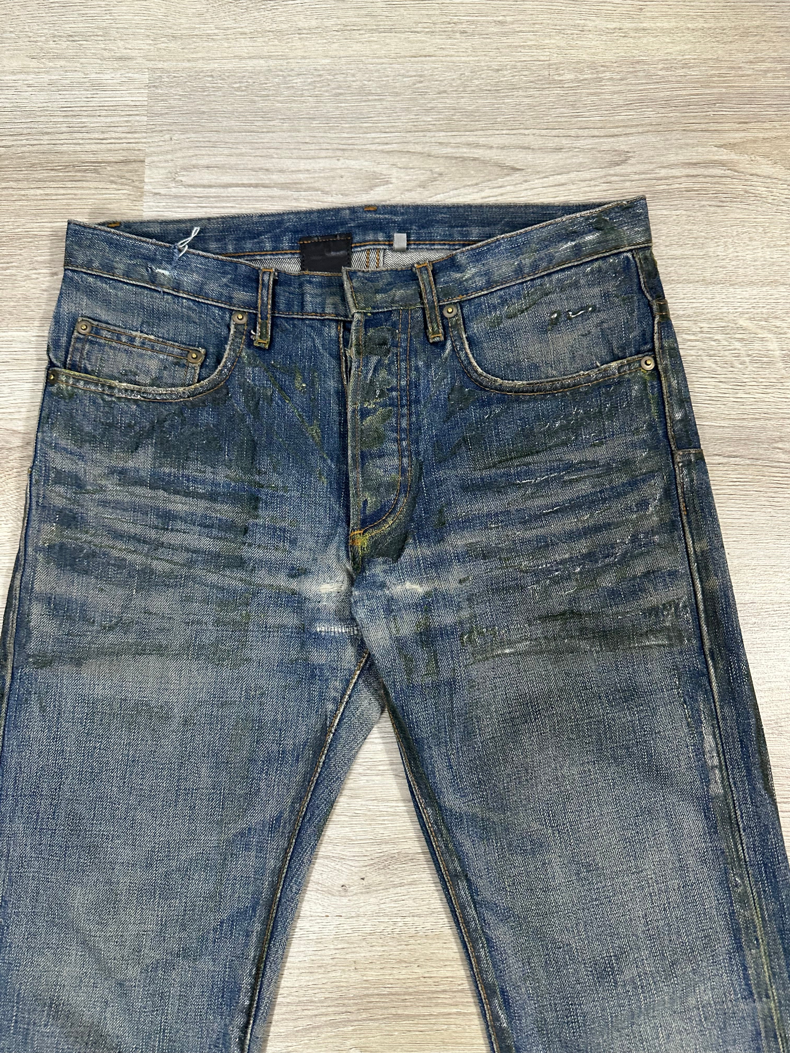 AW05 Dior Homme Luster Waxed Denim